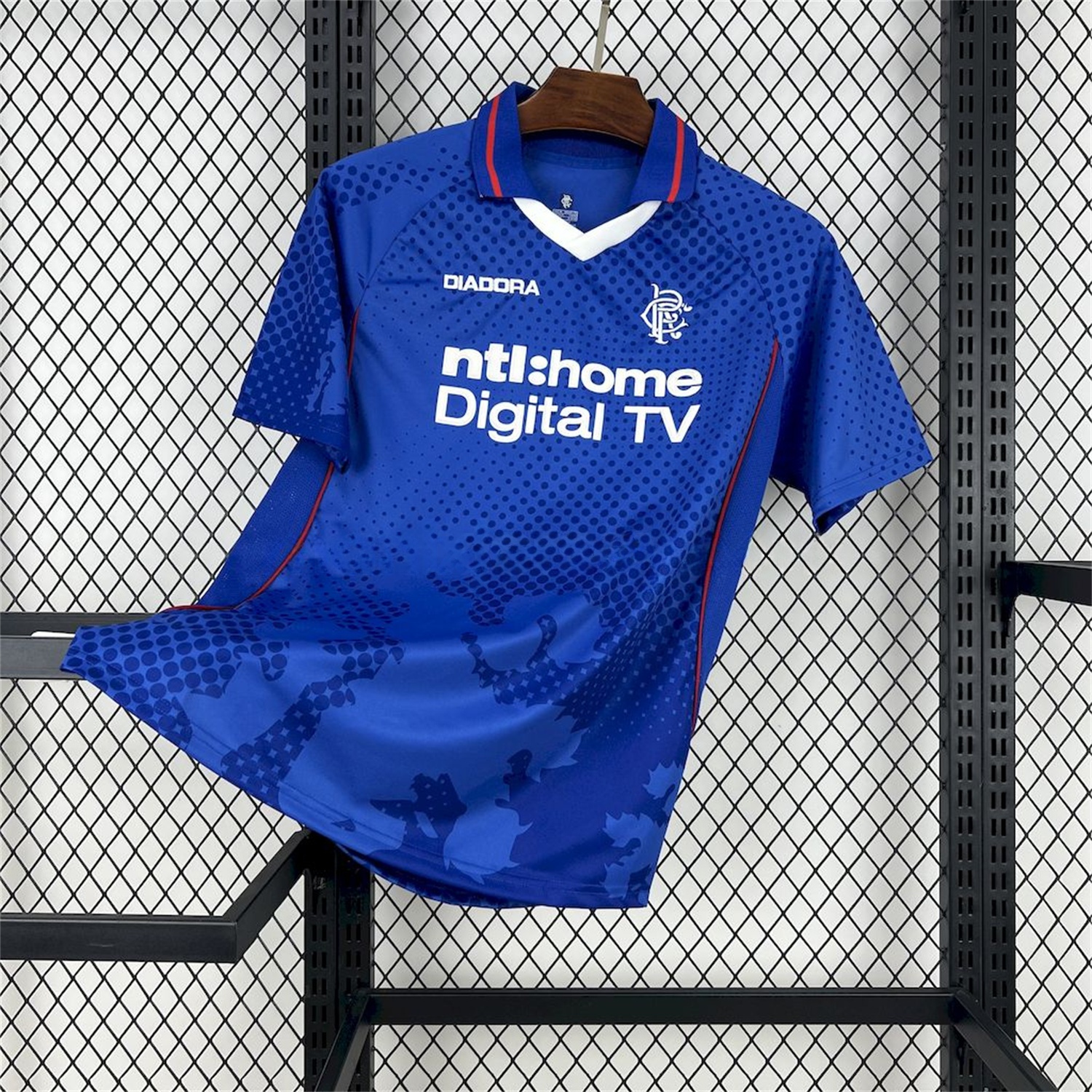 Retro Glasgow Rangers 2002-03 Home Jersey - UnitedFutballJersey