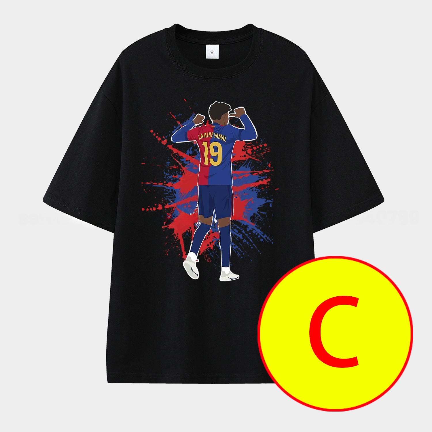 LAMINE YAMAL - Barcelona No. 10 Legend Continues 2025 Unisex Pure Cotton T-shirt - UnitedFutballJersey