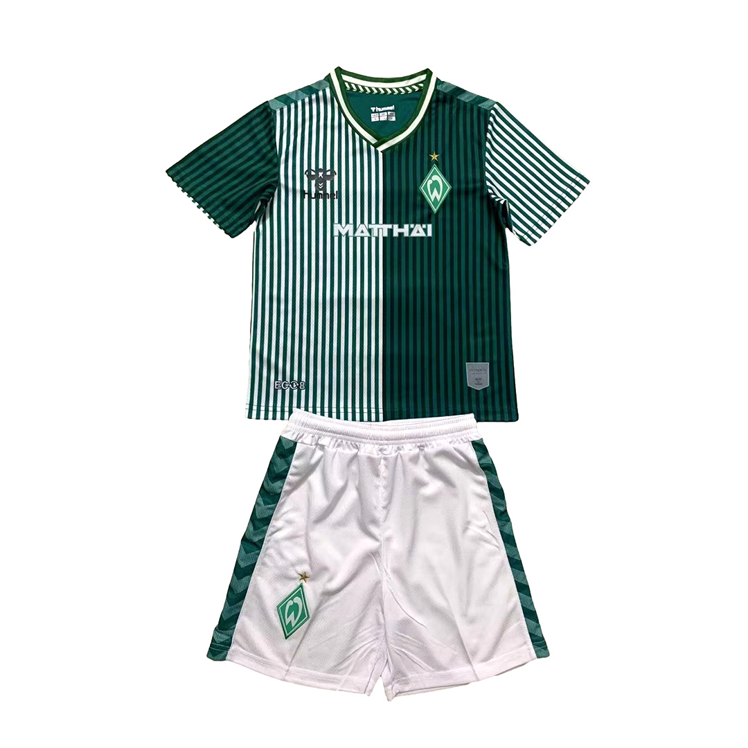 Werder Bremen 23-24 Home Stadium Kids Kit - UnitedFutballJersey