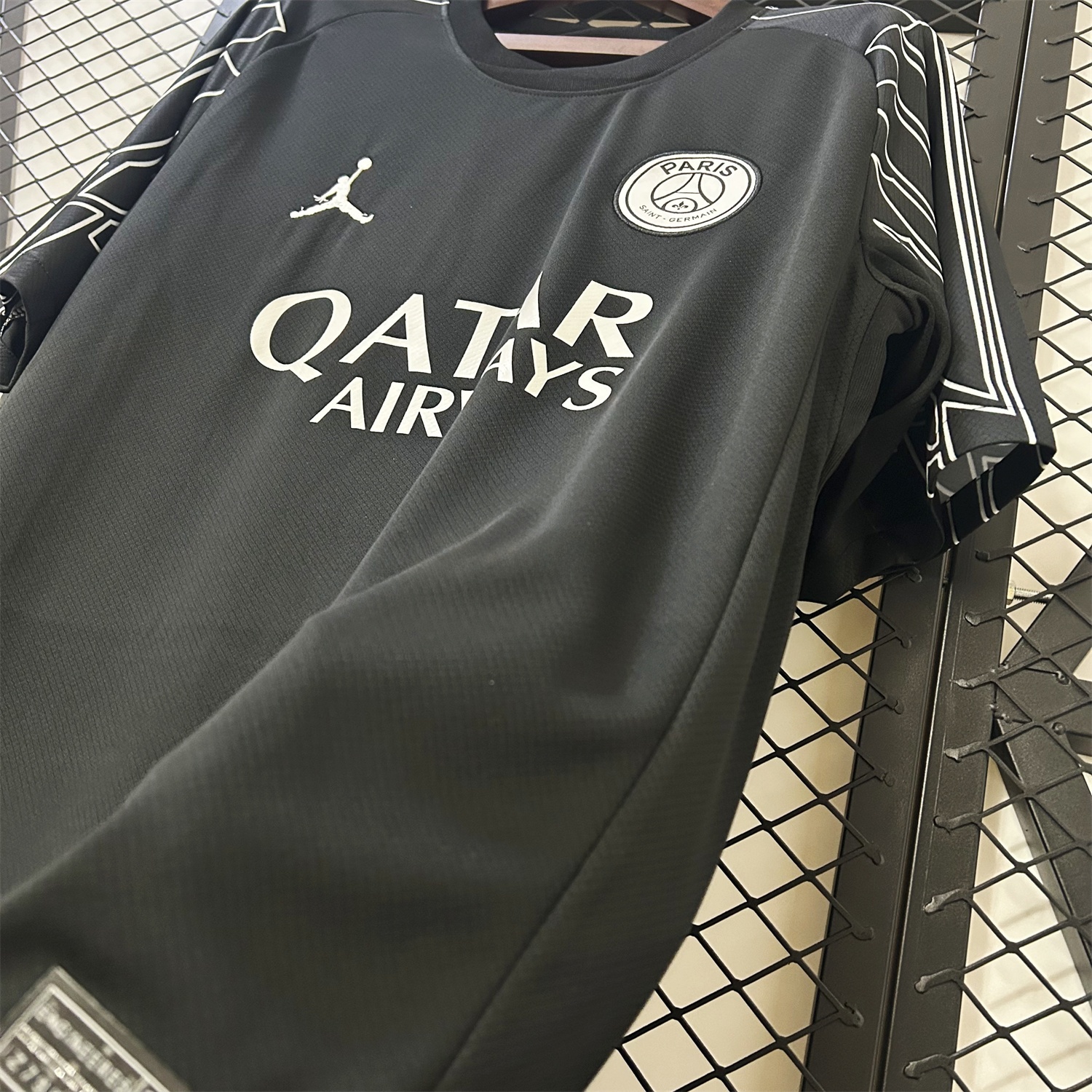Paris Saint-Germain PSG 24-25 Fourth Black Jersey - Fans Version - UnitedFutballJersey