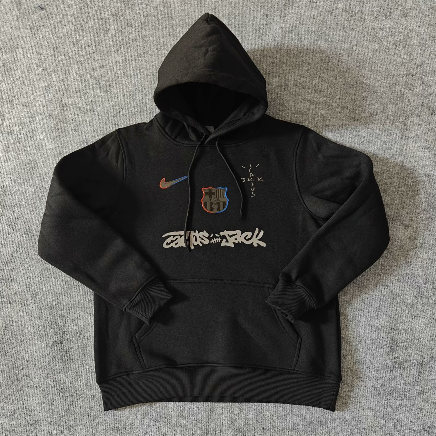 B.A.R.S.A x Travis Scott Team Logo Centered Unisex Pullover Hoodie - UnitedFutballJersey