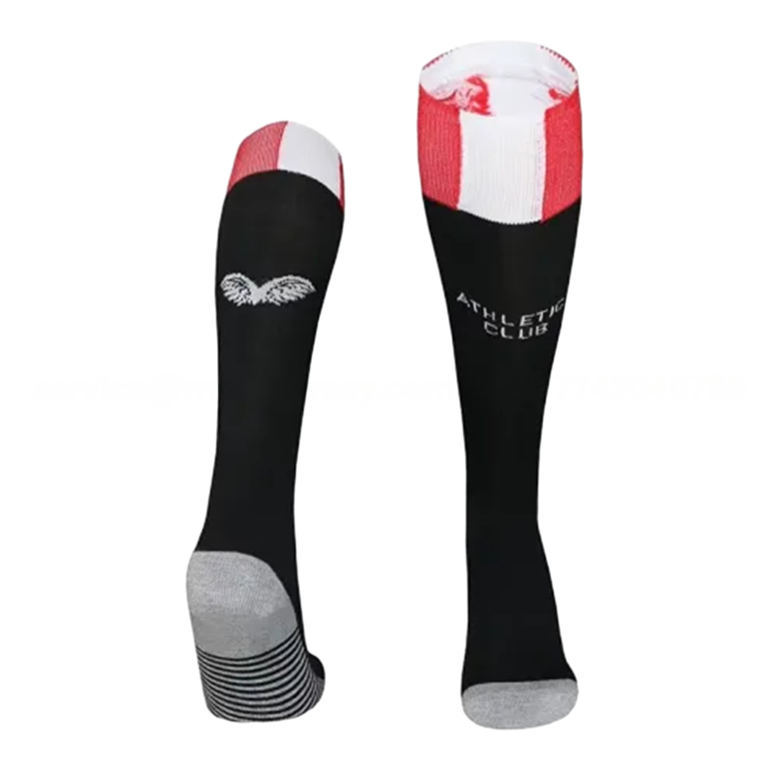 Athletic Bilbao 25-26 Home Socks - Black - UnitedFutballJersey