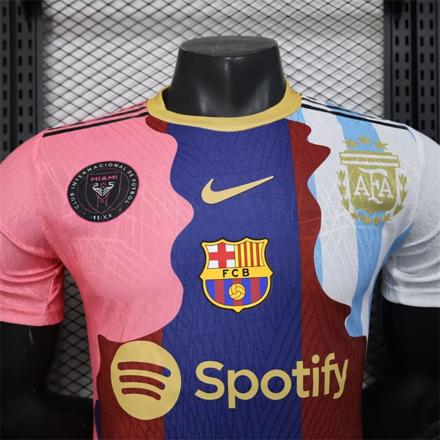 Messi Career Commemorative Jersey - Player Version - INT M.A.M Argentina B.A.R.S.A Paris Saint-Germain PSG - UnitedFutballJersey