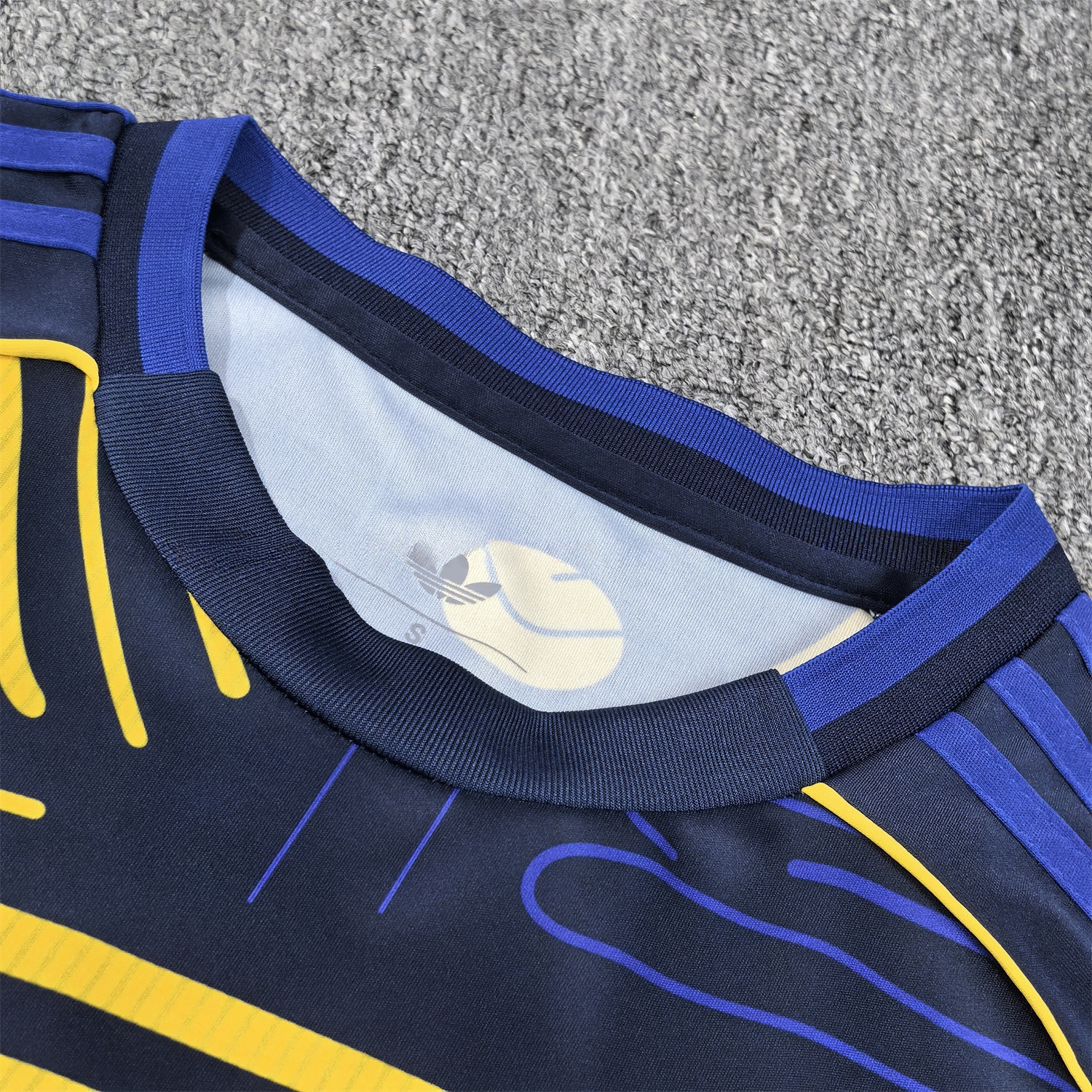 Leeds United 25-26 Yellow Stripes Blue Special Jersey - Fans Version - UnitedFutballJersey