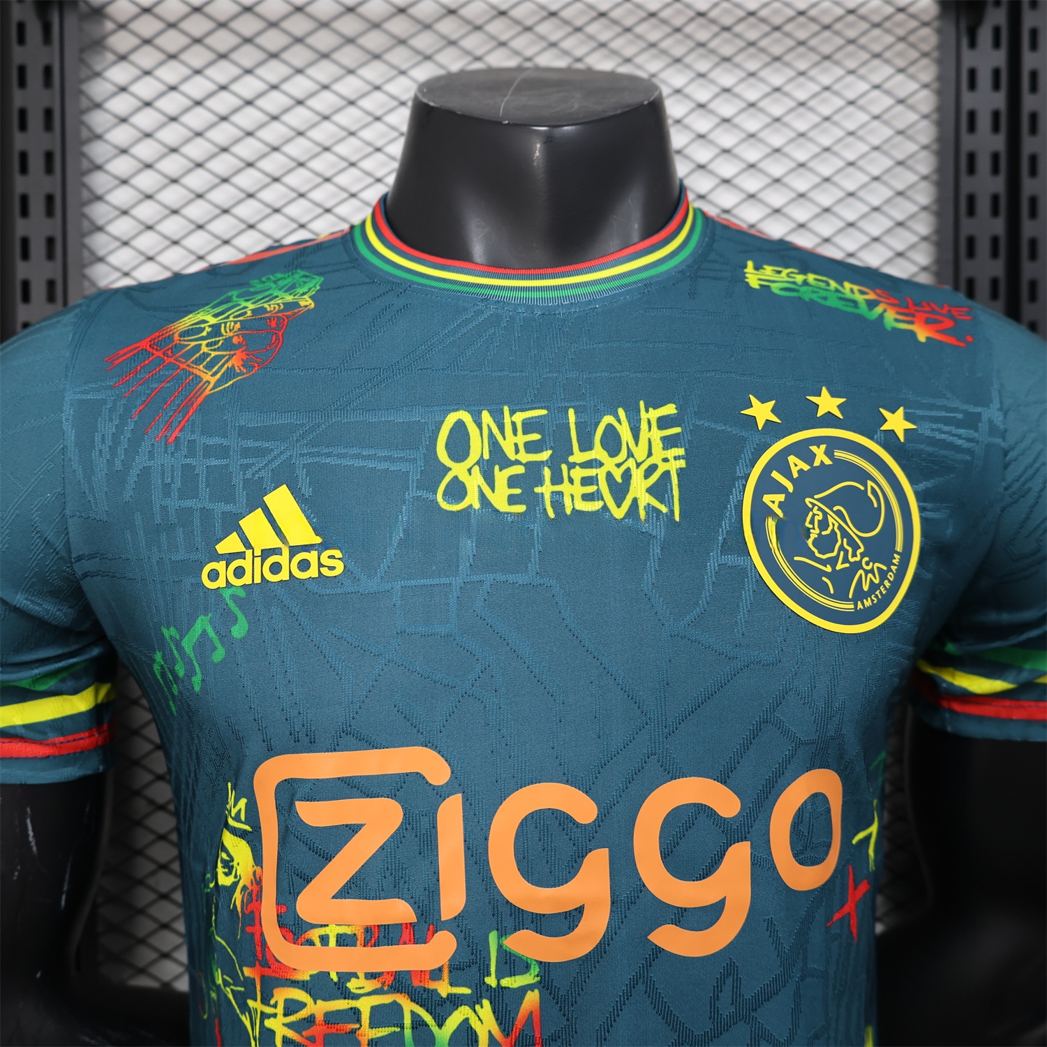 Ajax x B-O-B Marly 25-26 Deep Green Special Edition Jersey - Player Version - UnitedFutballJersey