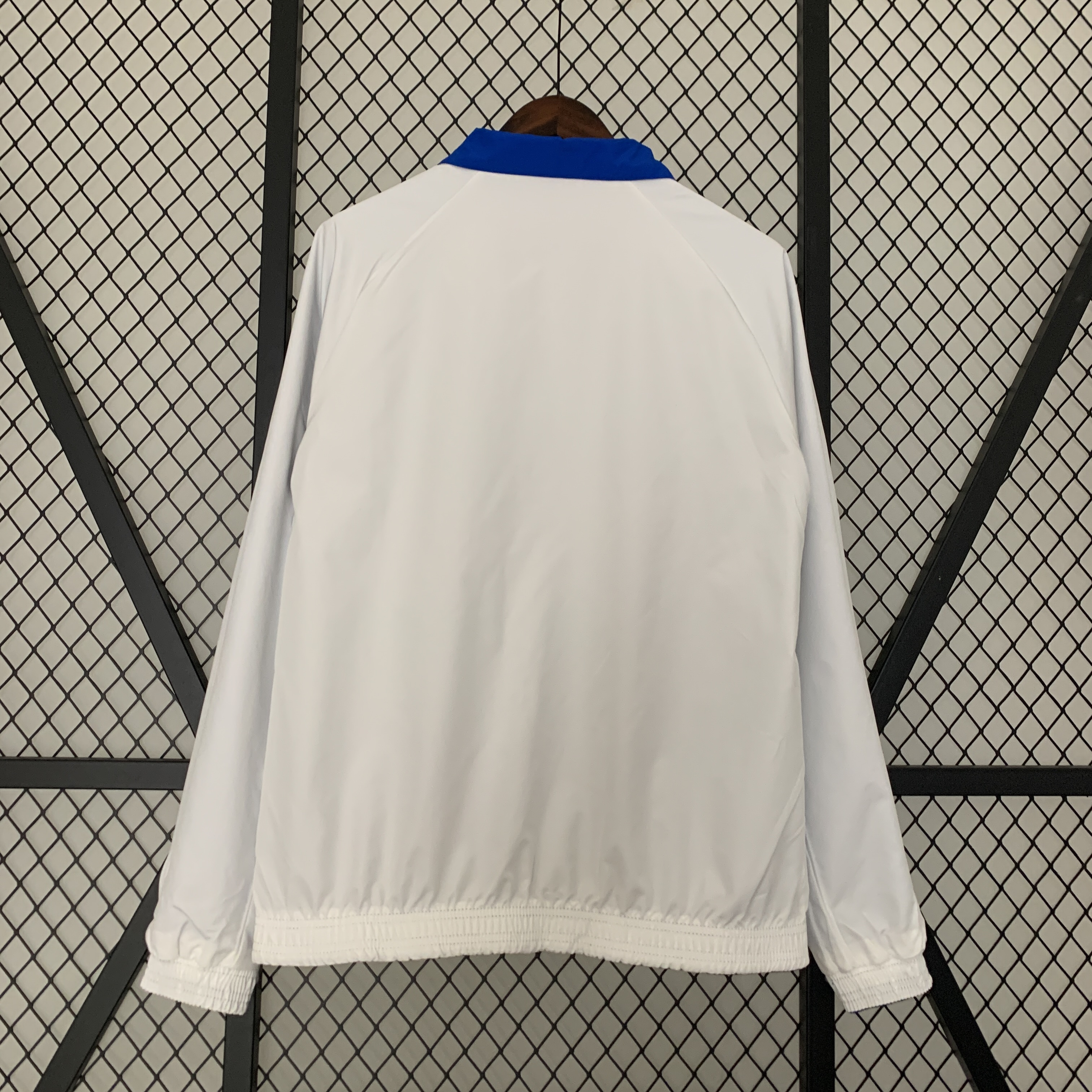 Italy 23-24 Double Sided Windbreaker - Blue & White - UnitedFutballJersey