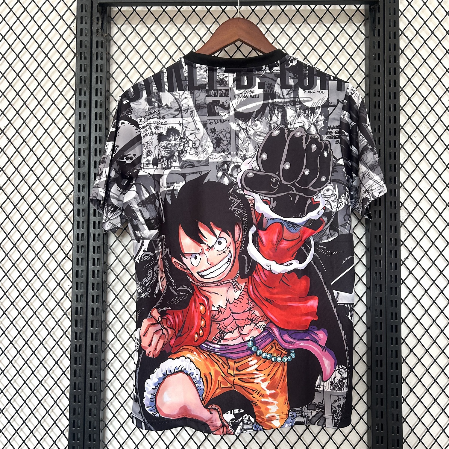 Japan 25-26 One Piece Luffy Flame Fist Special Edition Jersey - Fans Version - UnitedFutballJersey