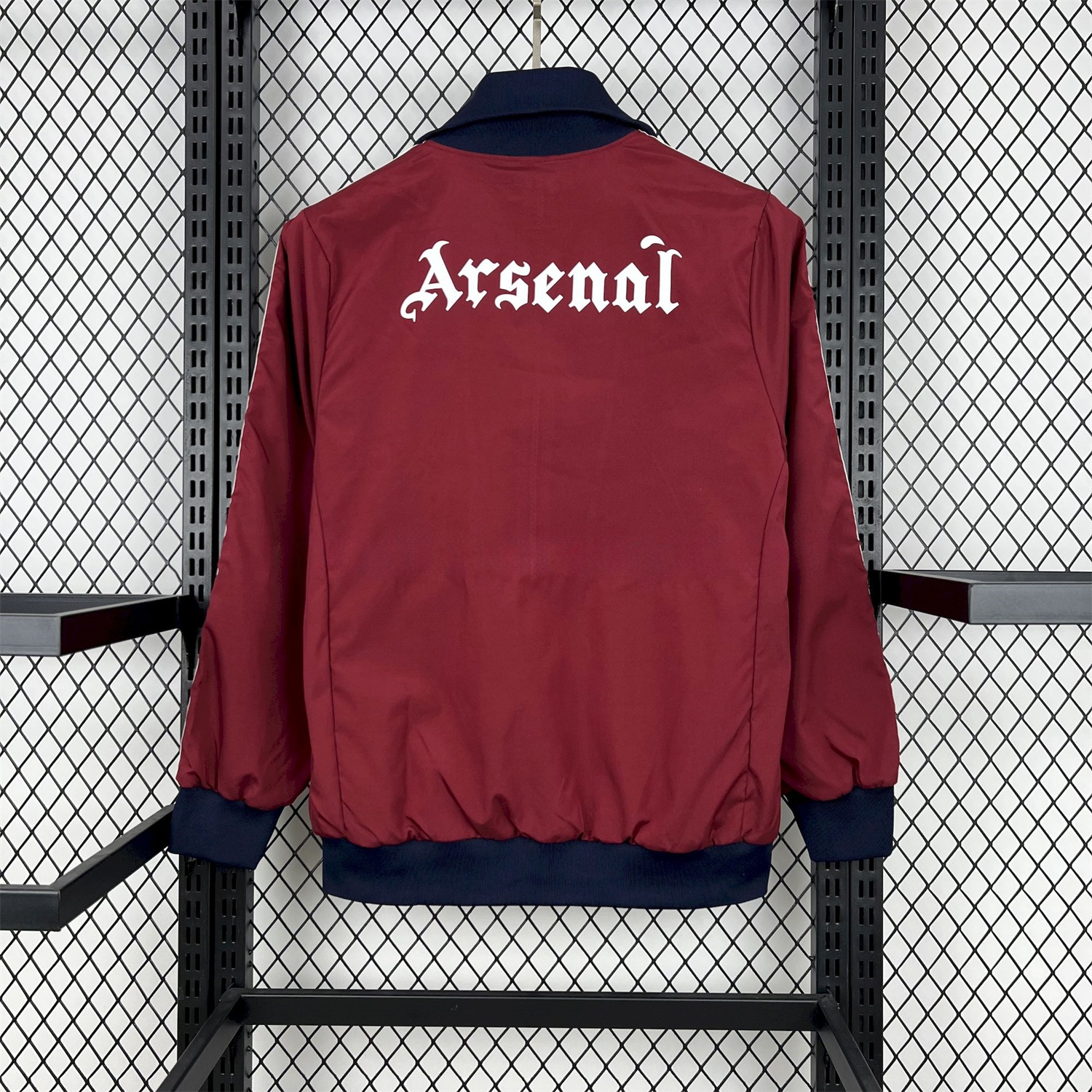 Arsenal 24-25 Player Windbreaker - Deep Red - UnitedFutballJersey