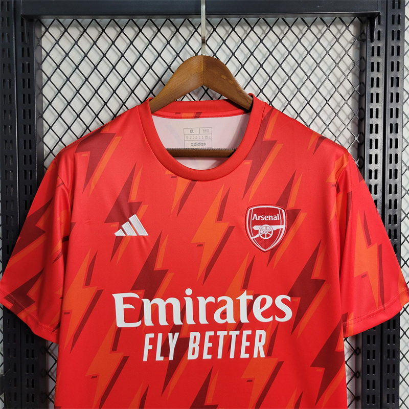 Arsenal 23/24 Red Training Jersey - Fans Version - UnitedFutballJersey