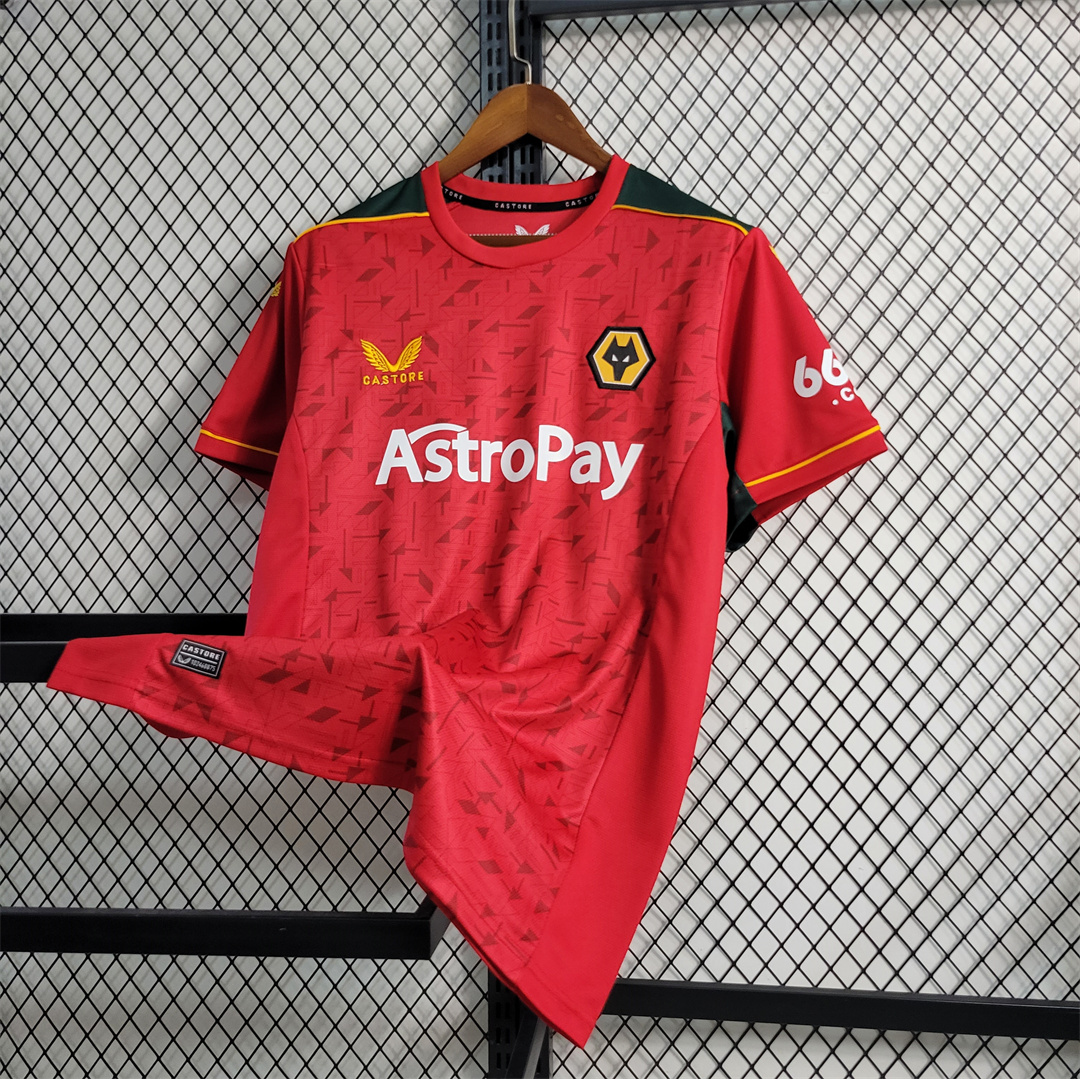 Wolverhampton Wanderers Wolves 23-24 Away Jersey - Fans Version - UnitedFutballJersey