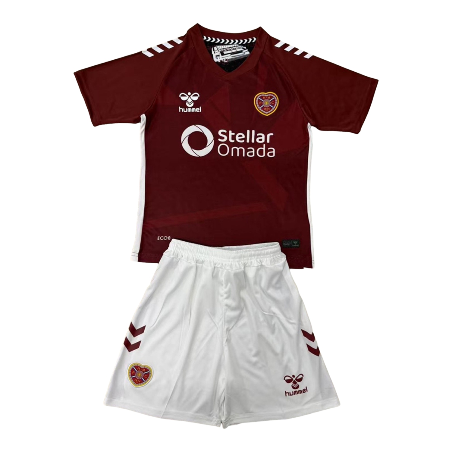Hearts Heart of Midlothian 25-26 Home Men's Adult Jersey Set - Fans Version - UnitedFutballJersey
