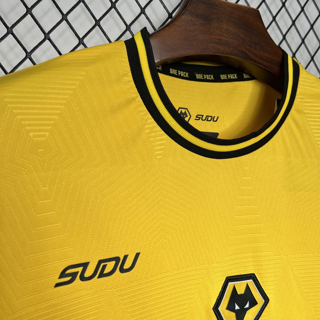 Wolverhampton Wanderers Wolves 24-25 Home Jersey - Fans Version - UnitedFutballJersey