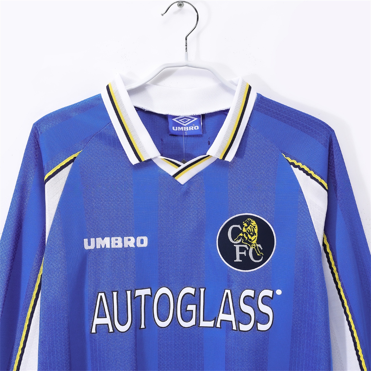 Retro C.H.E.L.S.E.A 1997-99 Home Long Sleeves Jersey - UnitedFutballJersey