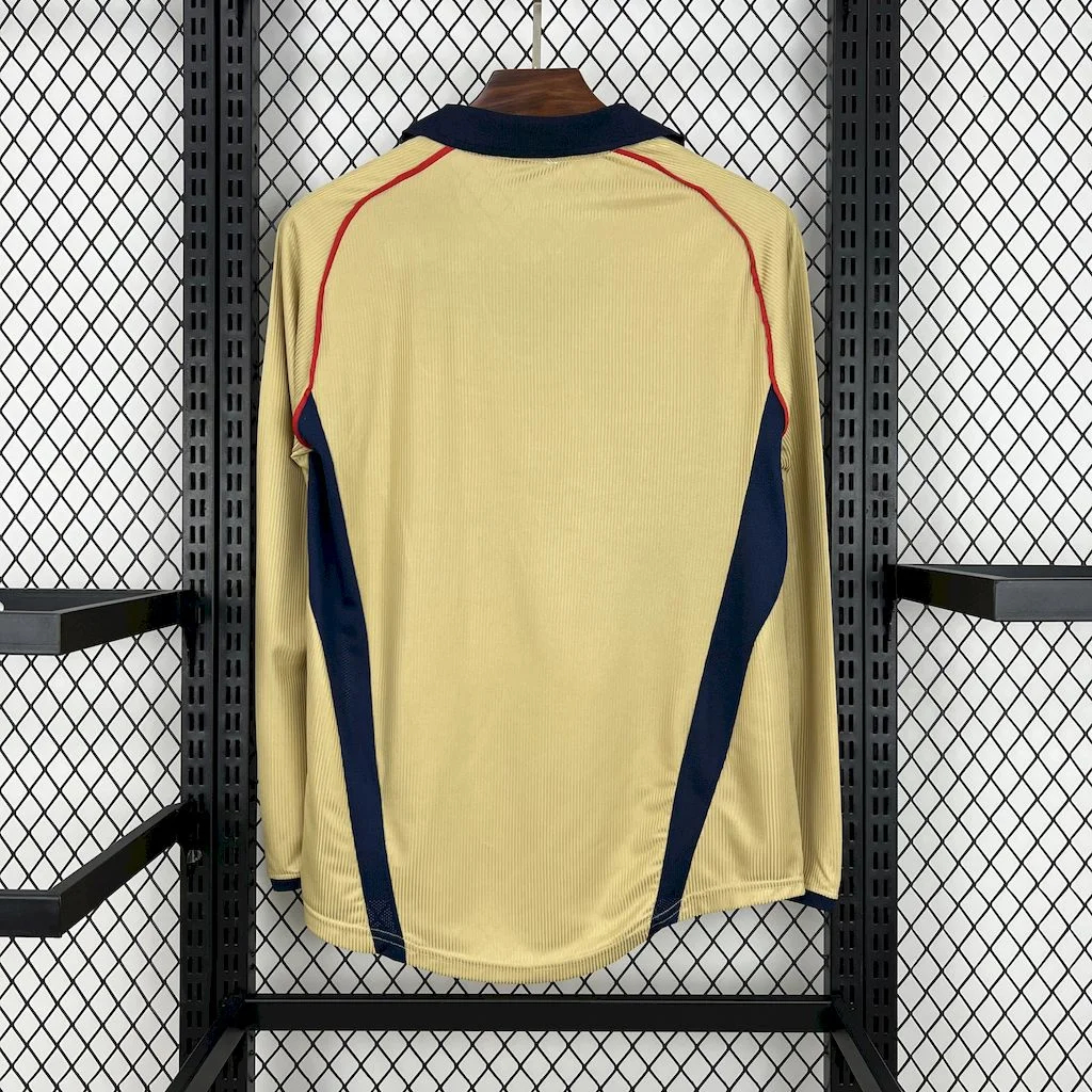 Retro Arsenal 2001-02 Away Long Sleeves Jersey - UnitedFutballJersey