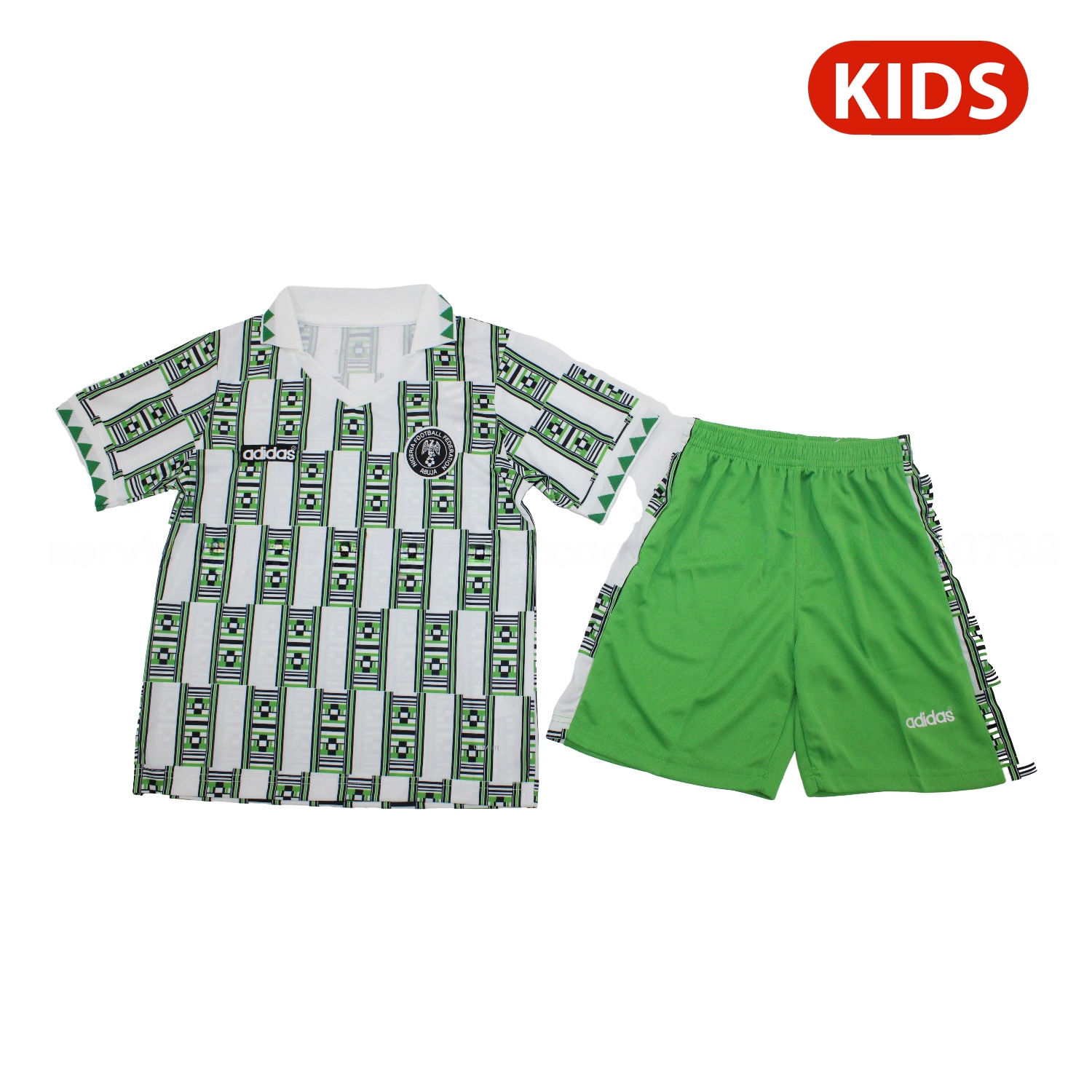 Retro Nigeria 1994 Away Kids Kit - UnitedFutballJersey