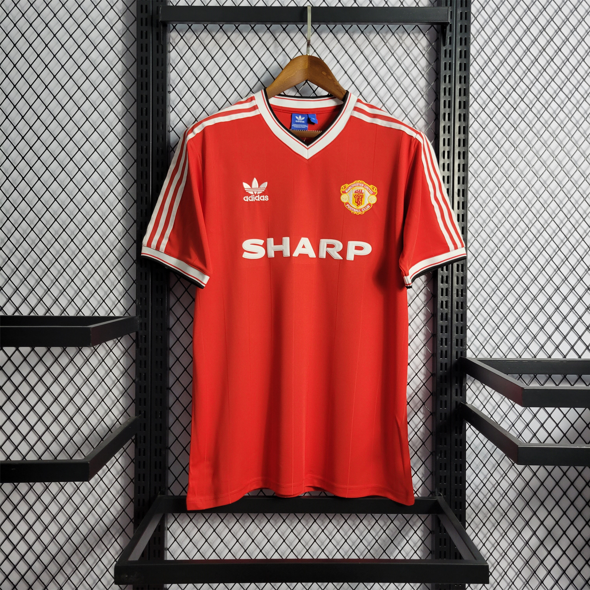 Retro Manchester United 83-84 Home Stadium Jersey - UnitedFutballJersey
