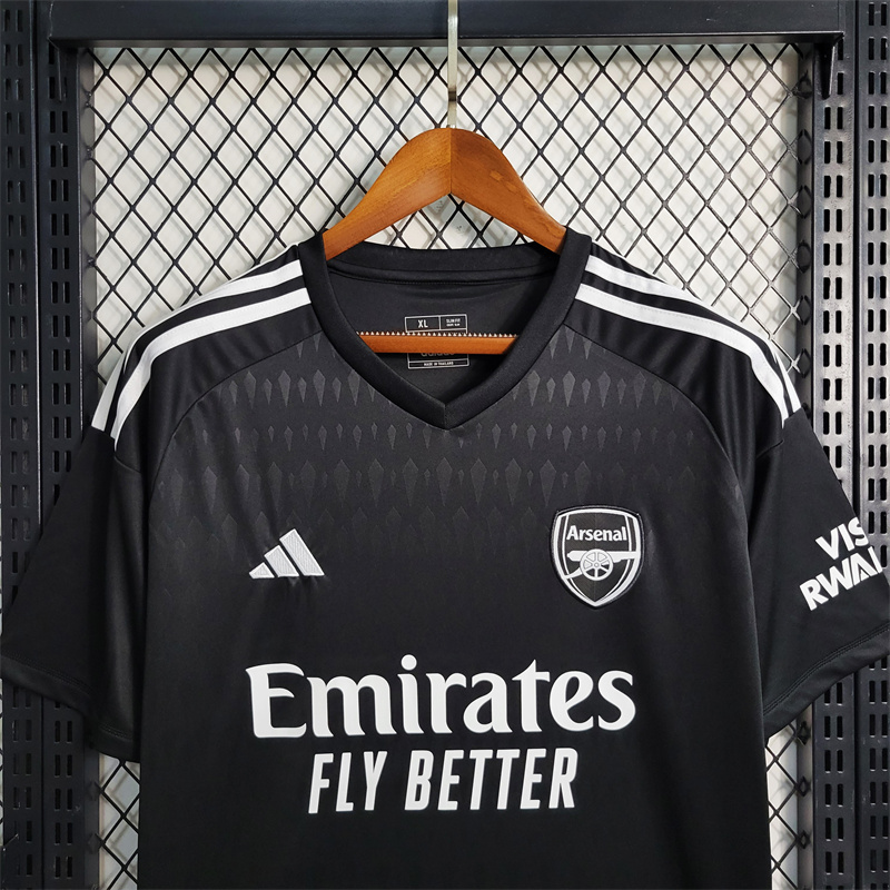Arsenal 23/24 Black Jersey - Fans Version - UnitedFutballJersey