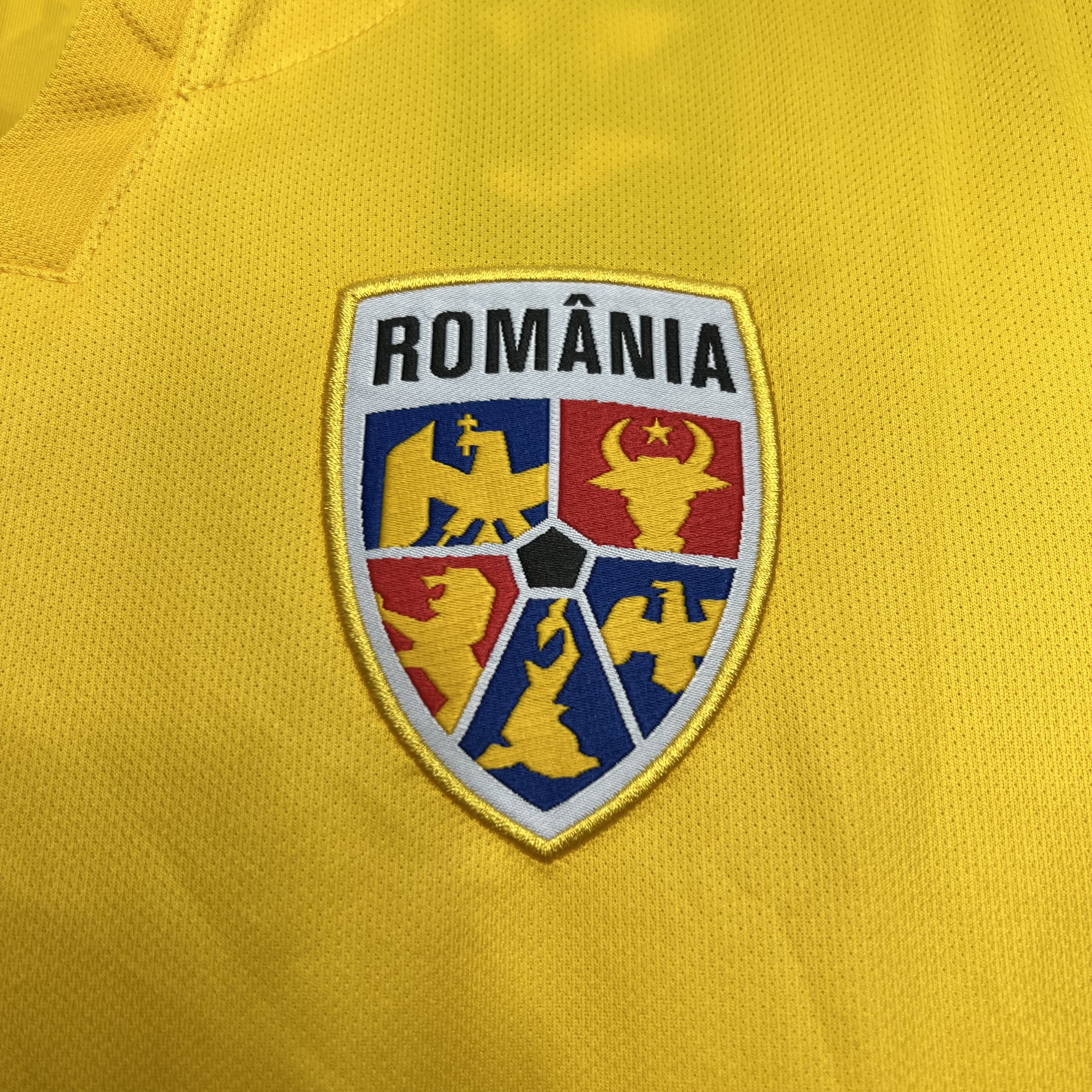 Romania 2024 Home Stadium Jersey - Fans Version - UnitedFutballJersey
