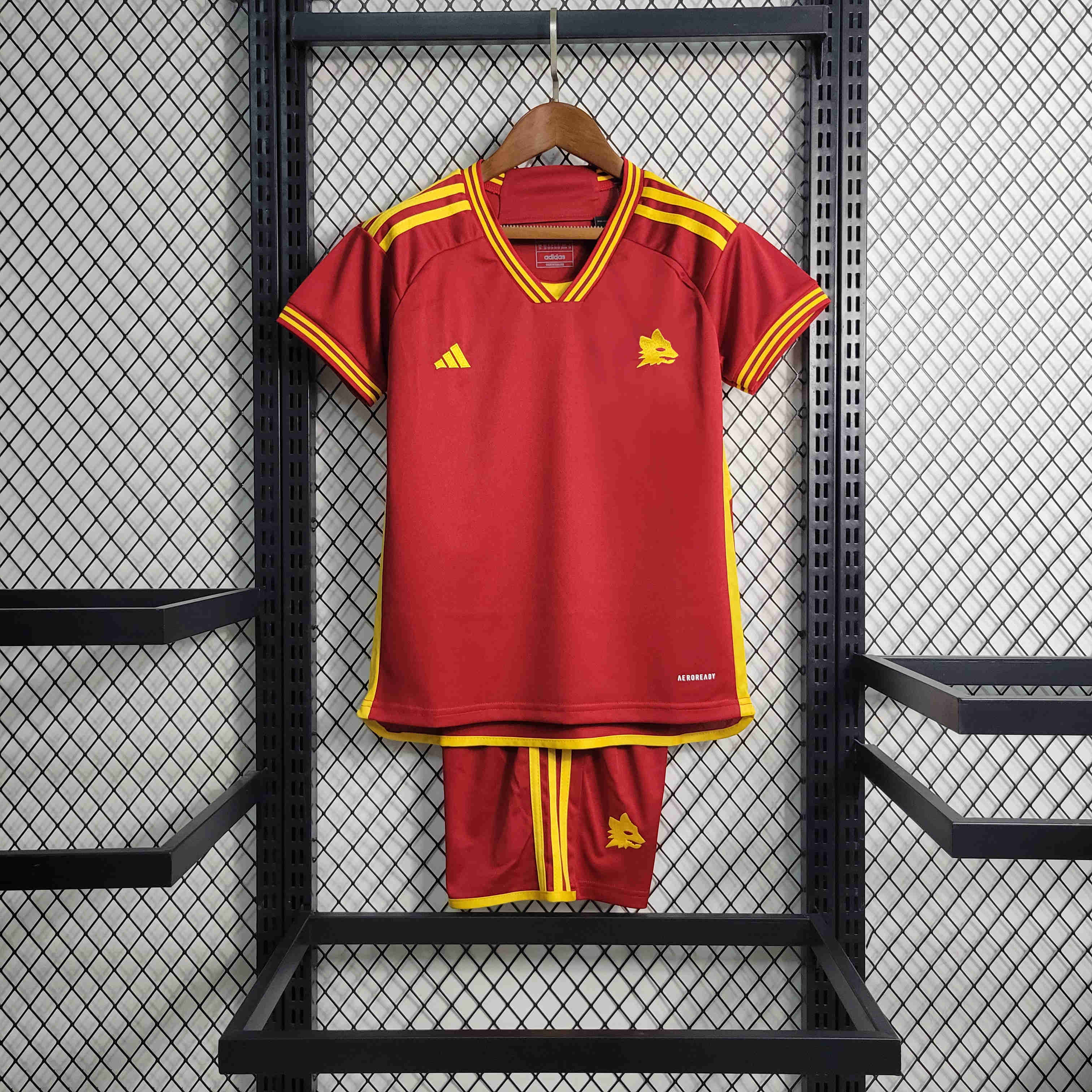 Roma 23-24 Home Kids Kit - UnitedFutballJersey