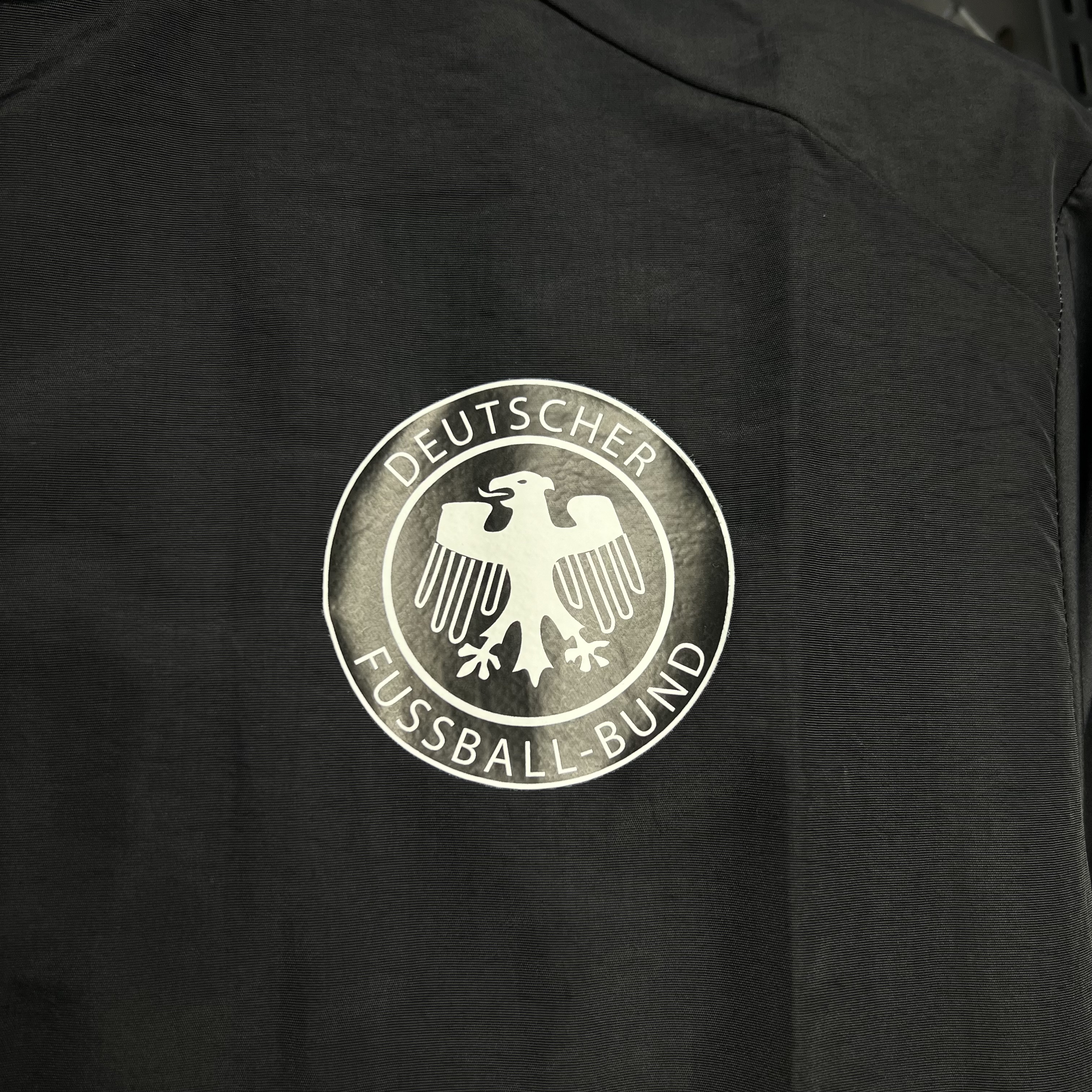Germany 2024 Black Windbreaker - Player Version - UnitedFutballJersey