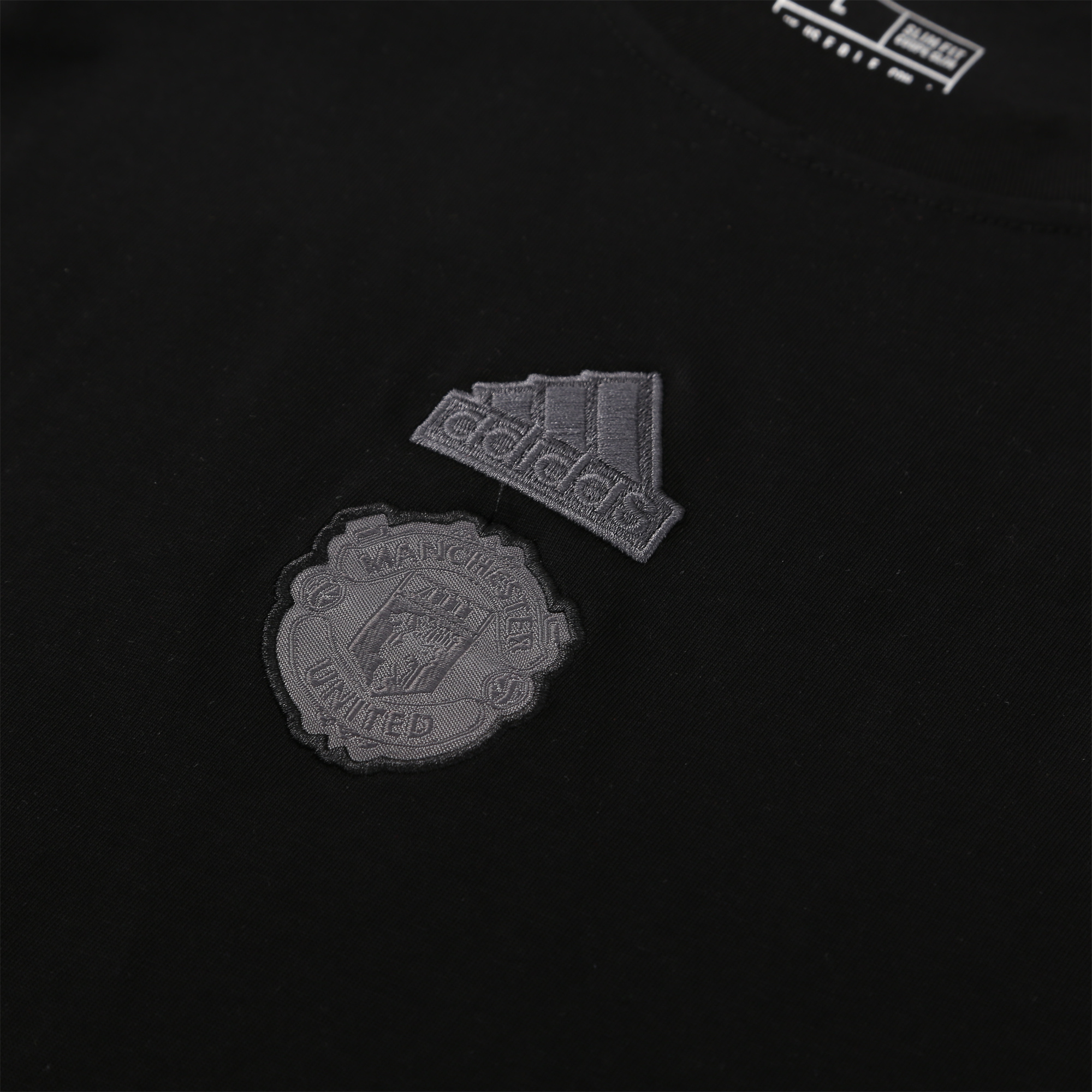 Manchester United 24-25 Short-Sleeve Training Set - Black Top & Shorts - UnitedFutballJersey