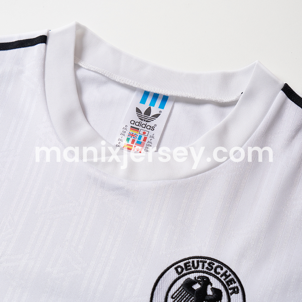 Retro Germany 1990 Home Long Sleeve Jersey - UnitedFutballJersey