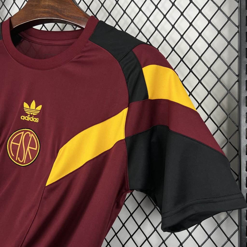 AS Roma 24-25 Originals LFSTLR T-Shirt - Deep Red - UnitedFutballJersey