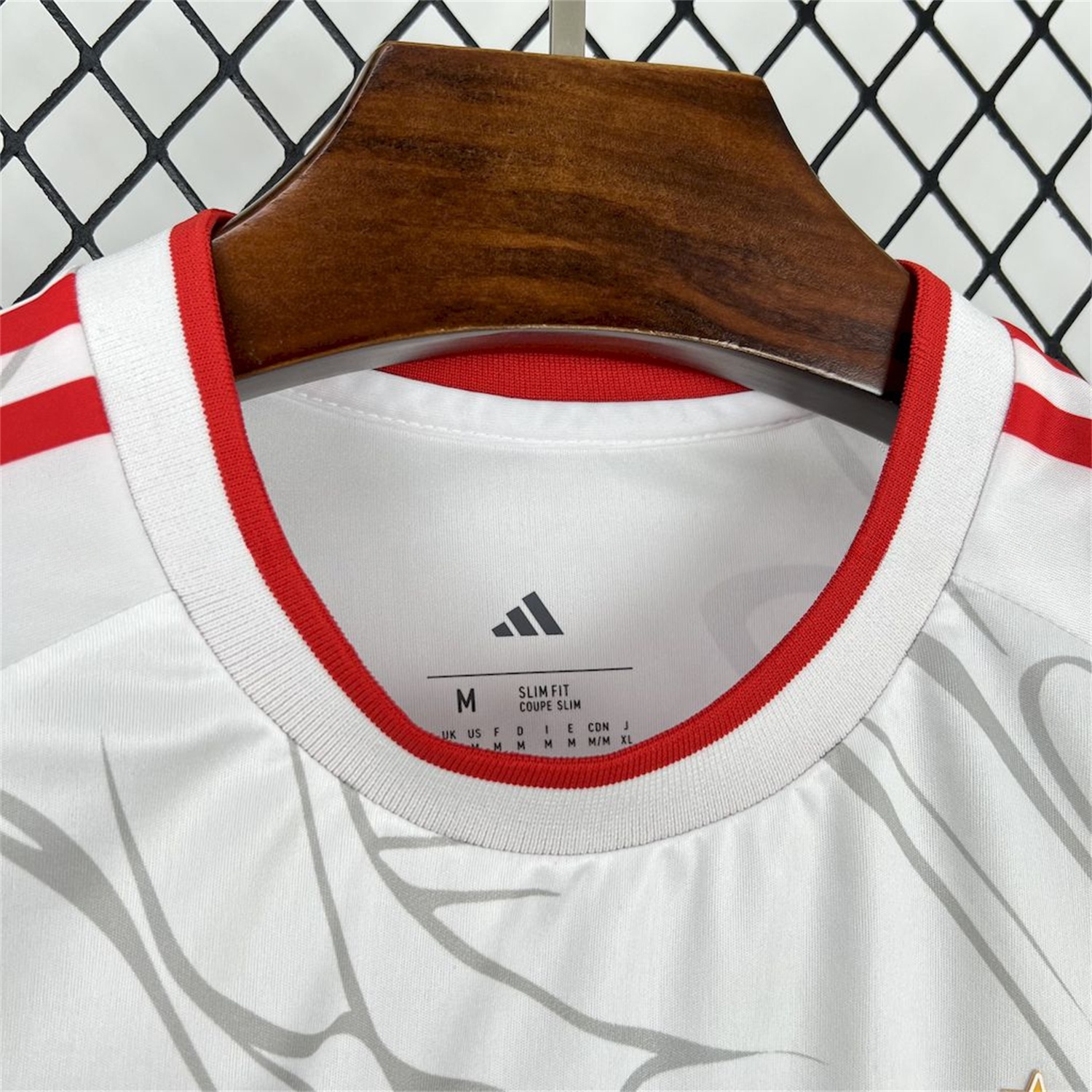 Benfica 24-25 White Red Concept Jersey with Grey Eagle - Fans Version - UnitedFutballJersey
