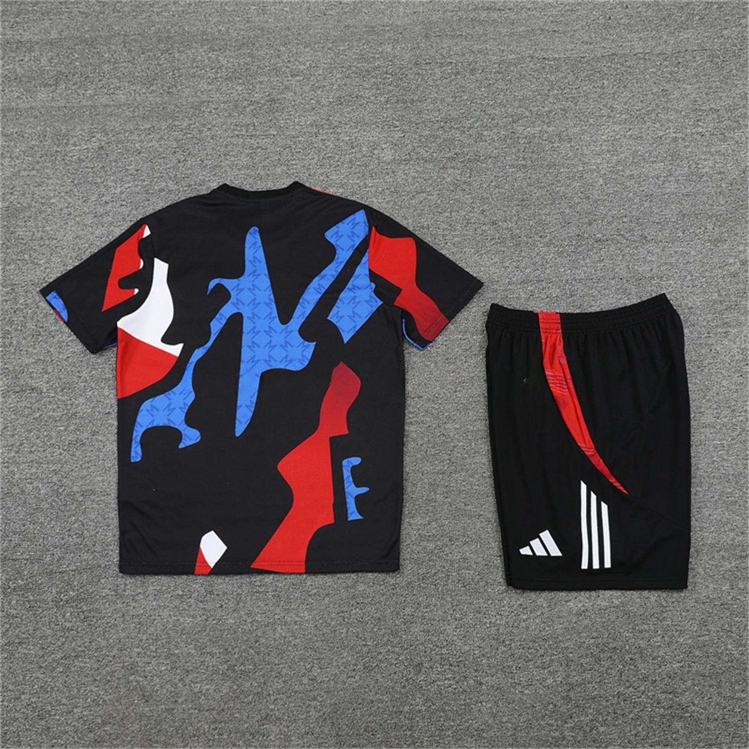 Manchester United 24-25 Pre-Match Kids Short-Sleeve Training Set - Camouflage - UnitedFutballJersey