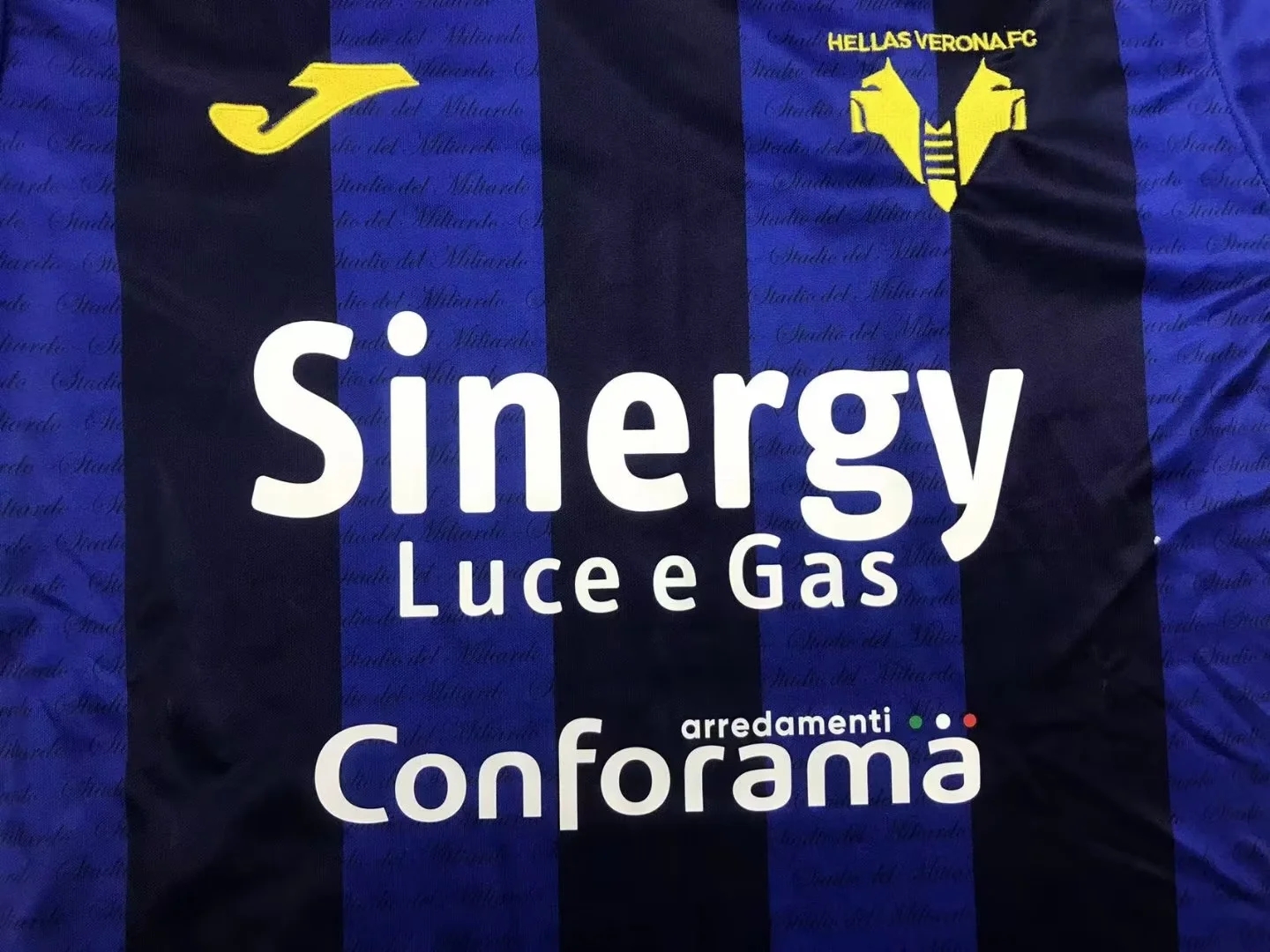 Hellas Verona 23-24 Home Stadium Jersey - Fans Version - UnitedFutballJersey