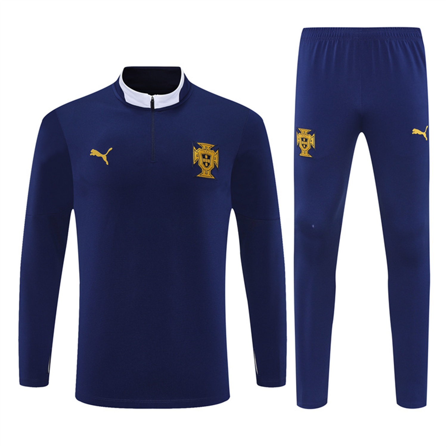 Portugal 25-26 Long Sleeve Training Set - Royal Blue - UnitedFutballJersey