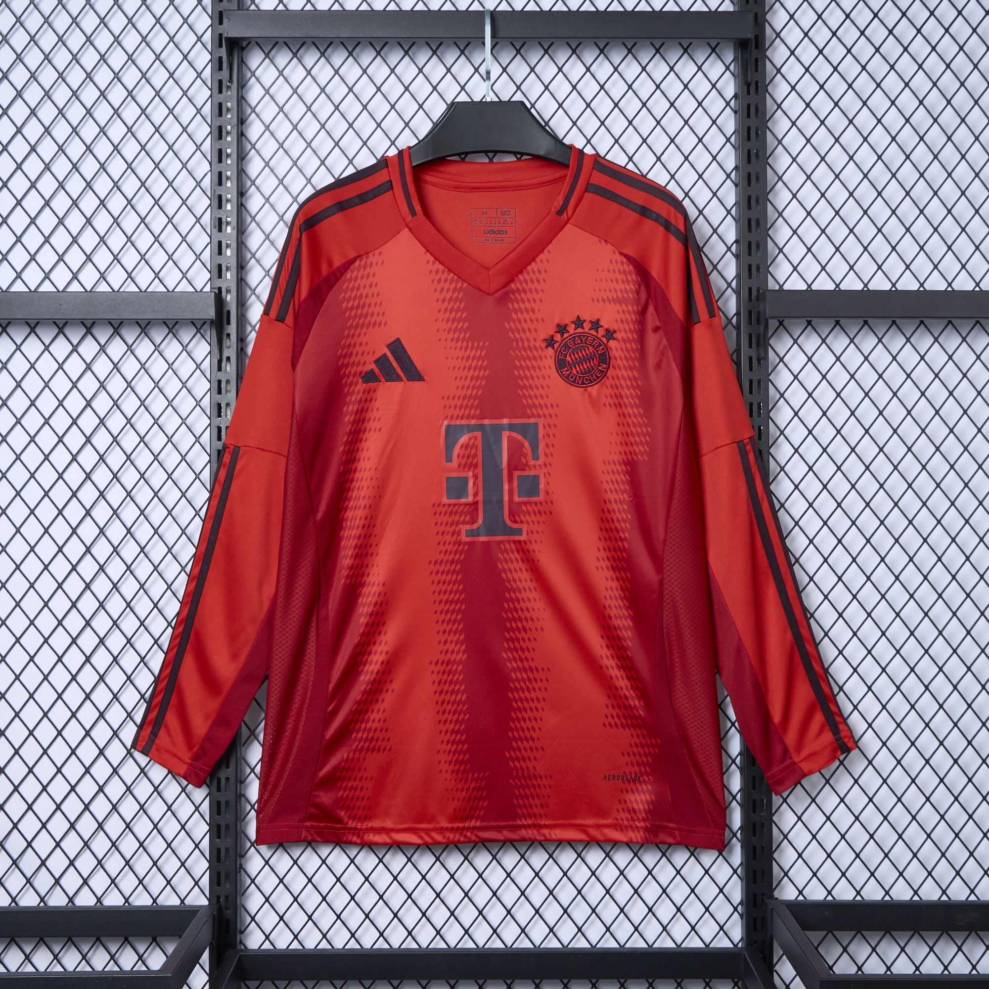 Bayern Munich 24-25 Home Long Sleeve Jersey - Fans Version - UnitedFutballJersey