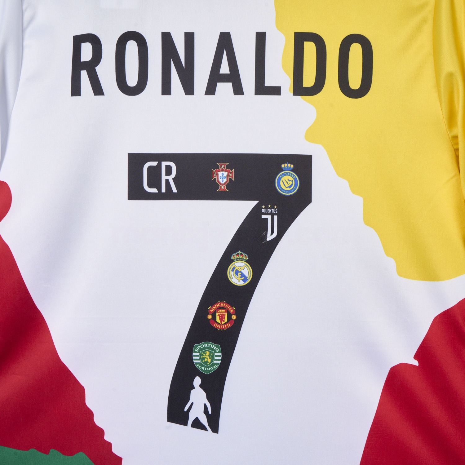 Cristiano Ronaldo Career Commemorative Jersey Real Madrid Manchester United Juventus Portugal Al Nassr Sporting CP - Fans Version - UnitedFutballJersey