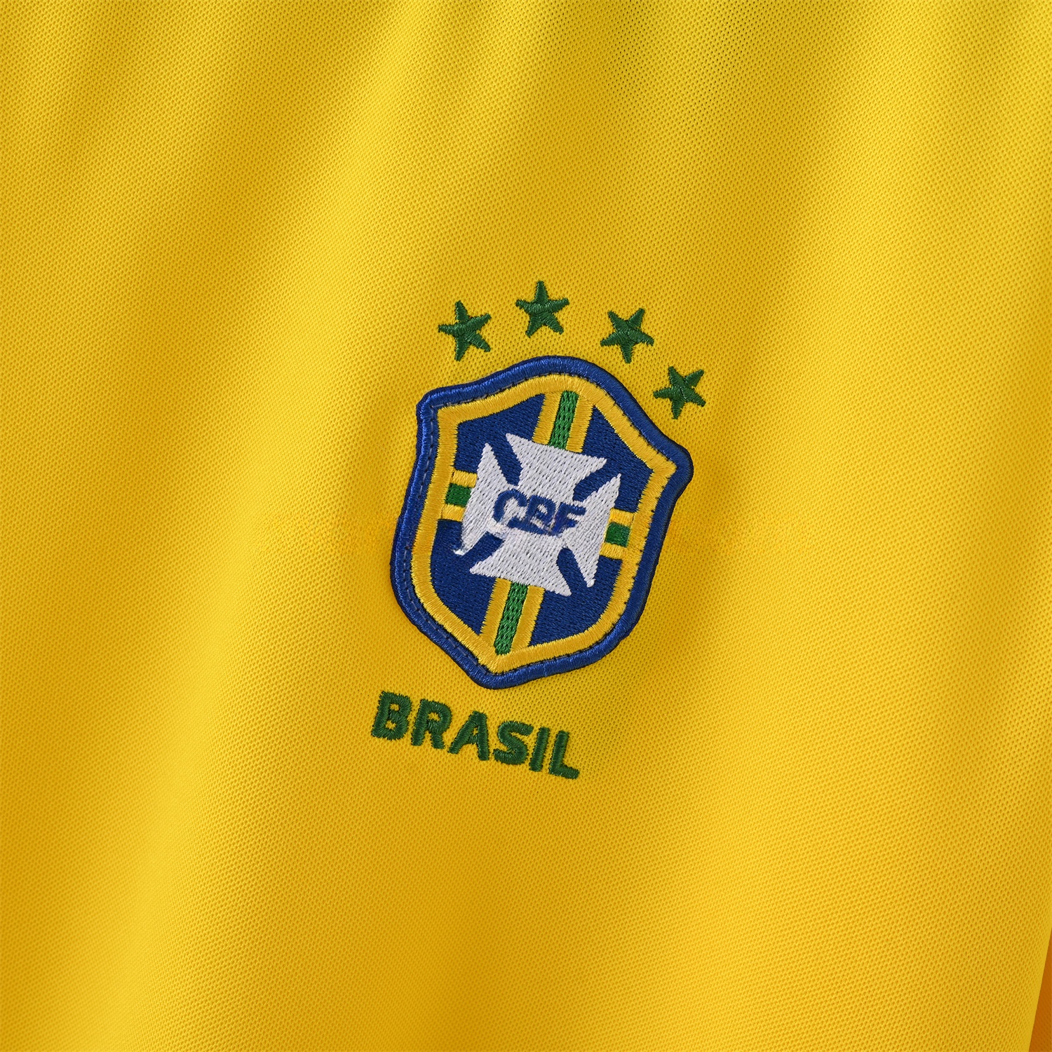 Retro Brazil 1998 Home Long Sleeves Jersey - UnitedFutballJersey