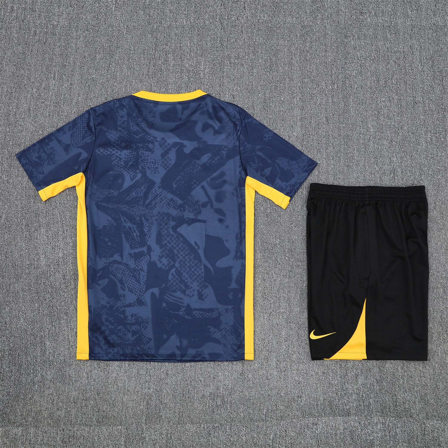 Inter Milan 25-26 Short-Sleeve Training Set - Deep Blue Camouflage - UnitedFutballJersey