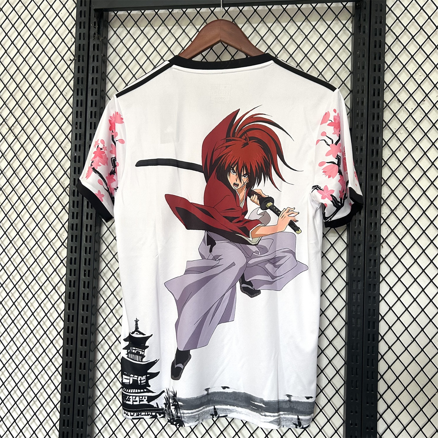 Japan 25-26 Rurouni Kenshin Himura Kenshin White Special Jersey - Fans Version - UnitedFutballJersey