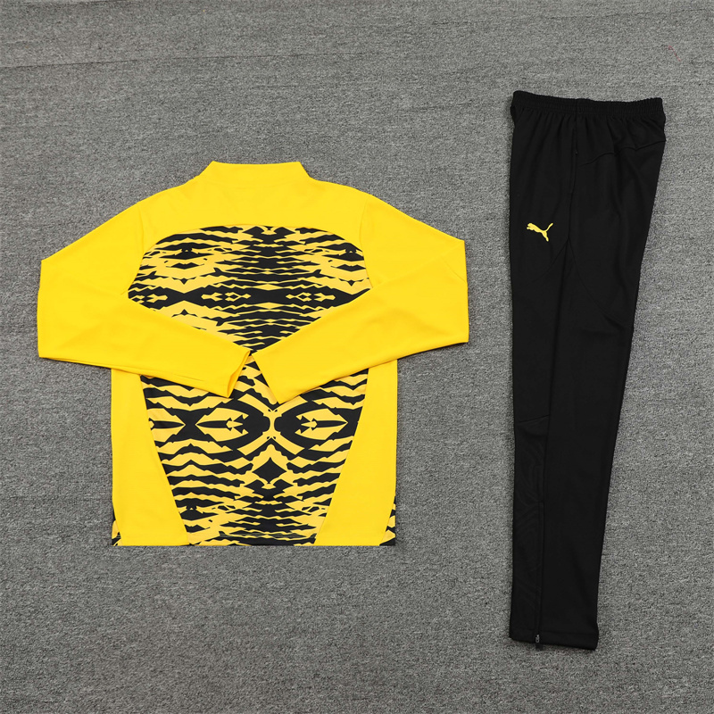Dortmund 24-25 Long Sleeve Training Set - Yellow Camouflage - UnitedFutballJersey
