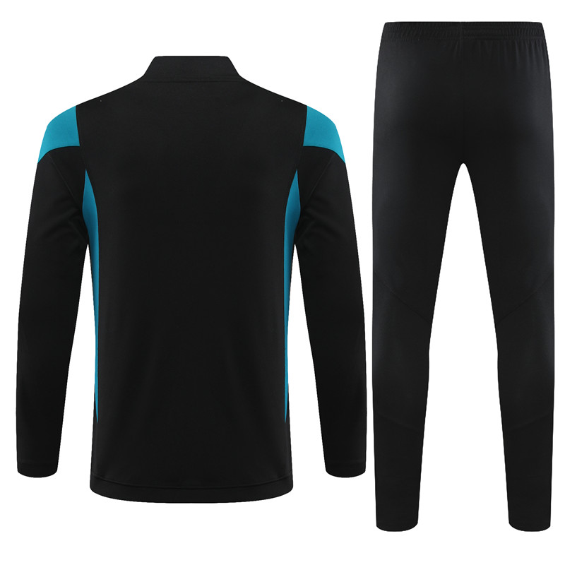 Germany 23-24 Kids Long Sleeve Training Set Black - UnitedFutballJersey