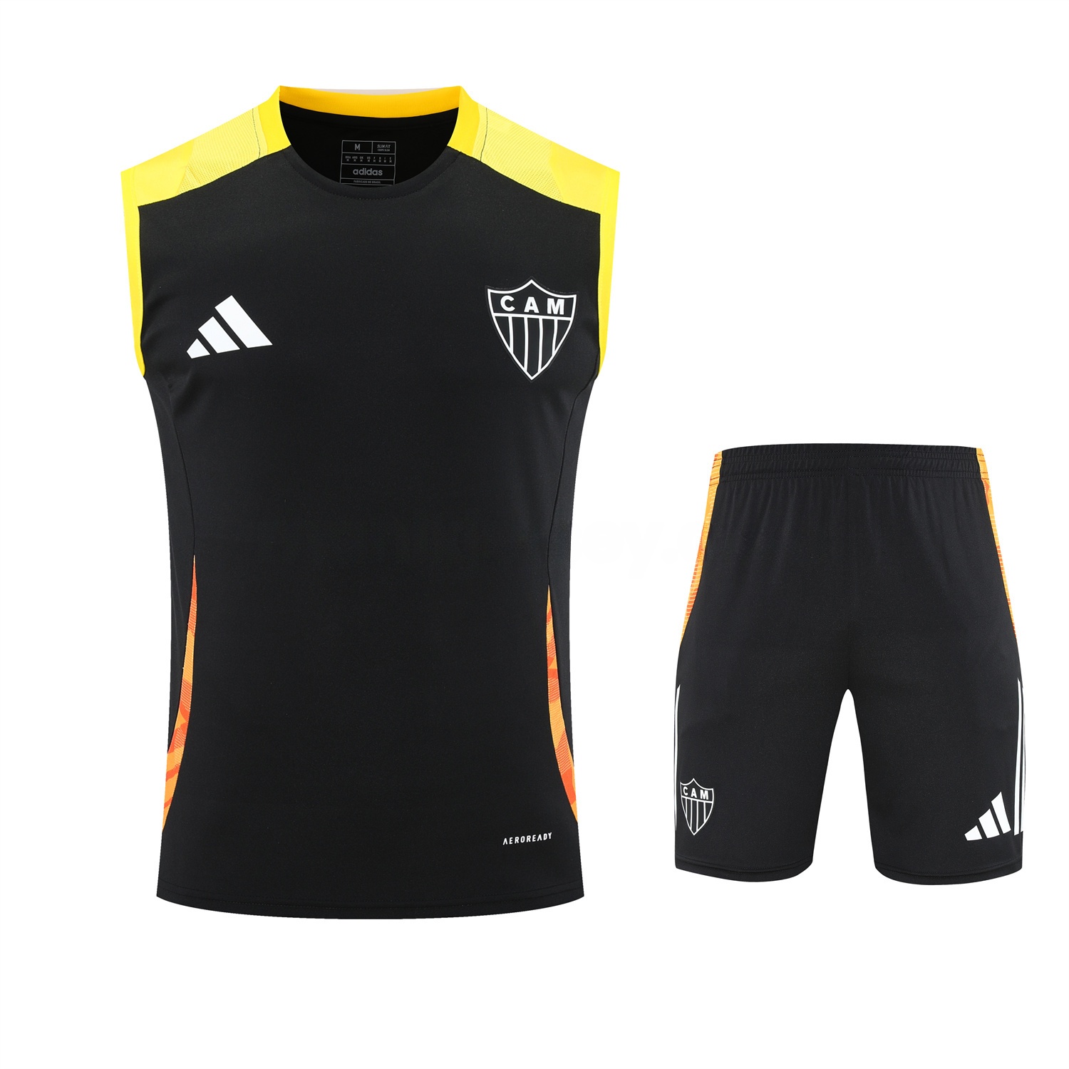 Atletico Mineiro 25-26 Vest Training Set - Black Vest With Black Shorts - UnitedFutballJersey