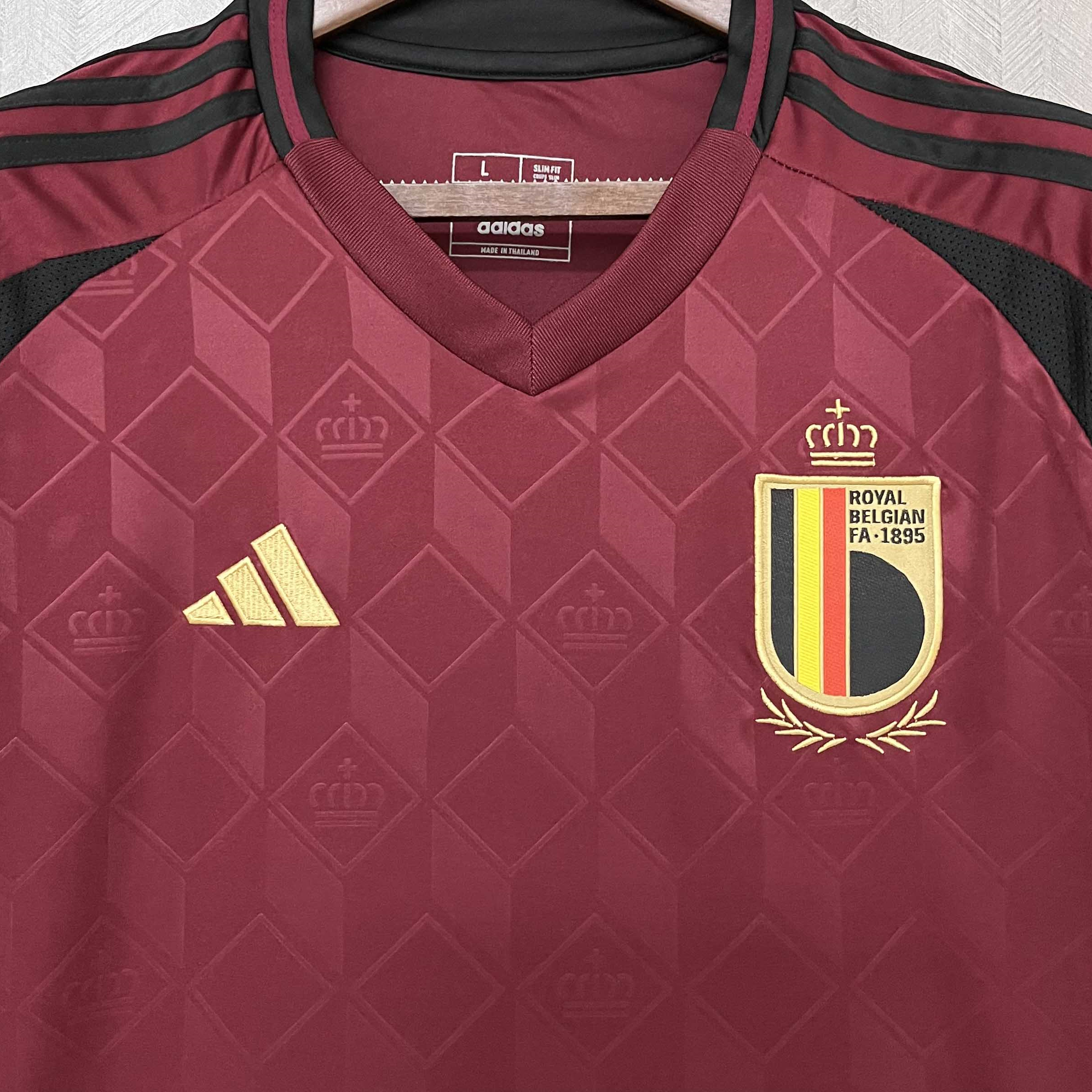 Belgium 2024 Home Stadium Jersey - Fans Version - UnitedFutballJersey