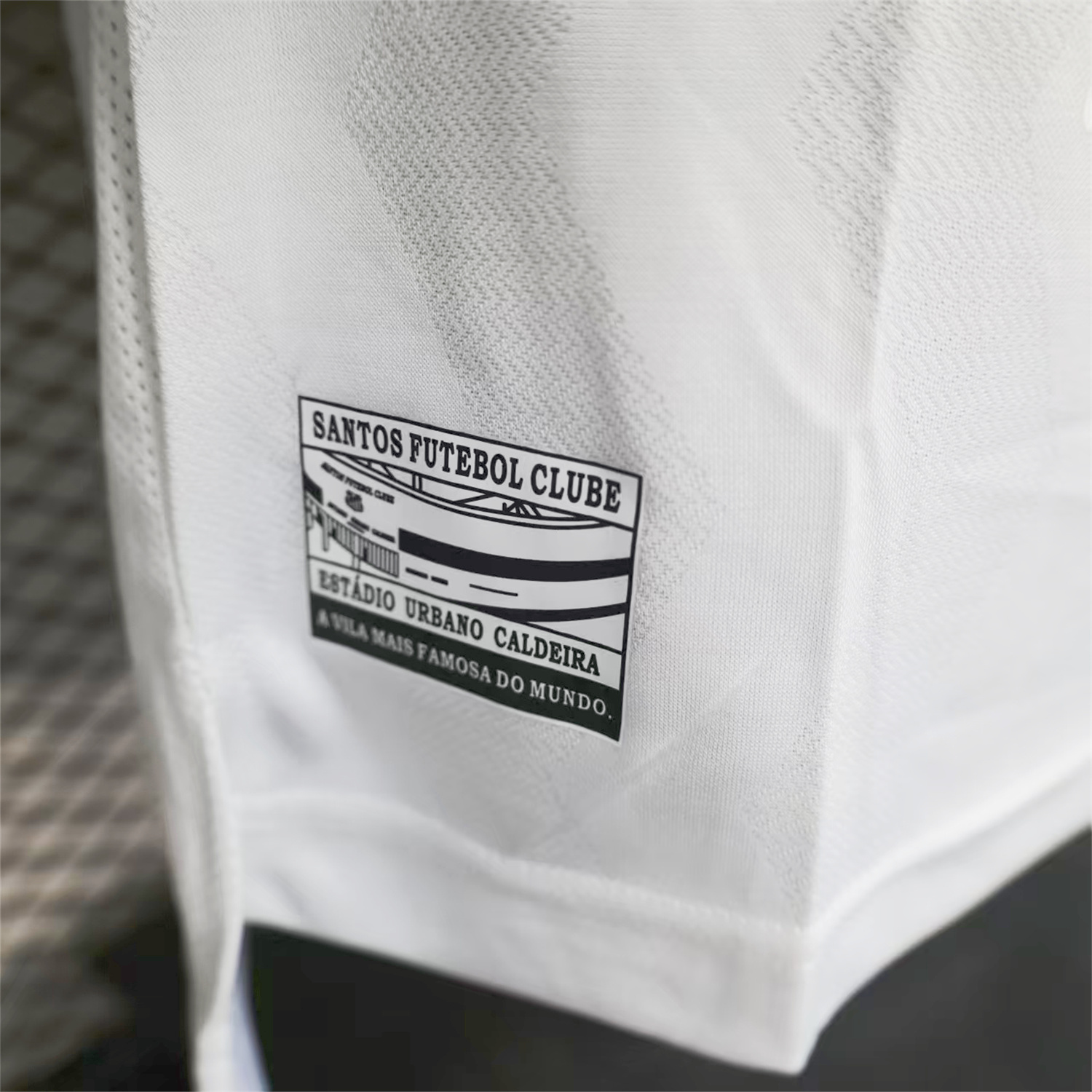 Santos 2025-26 Home White Jersey With Sponsors - Player Version - UnitedFutballJersey