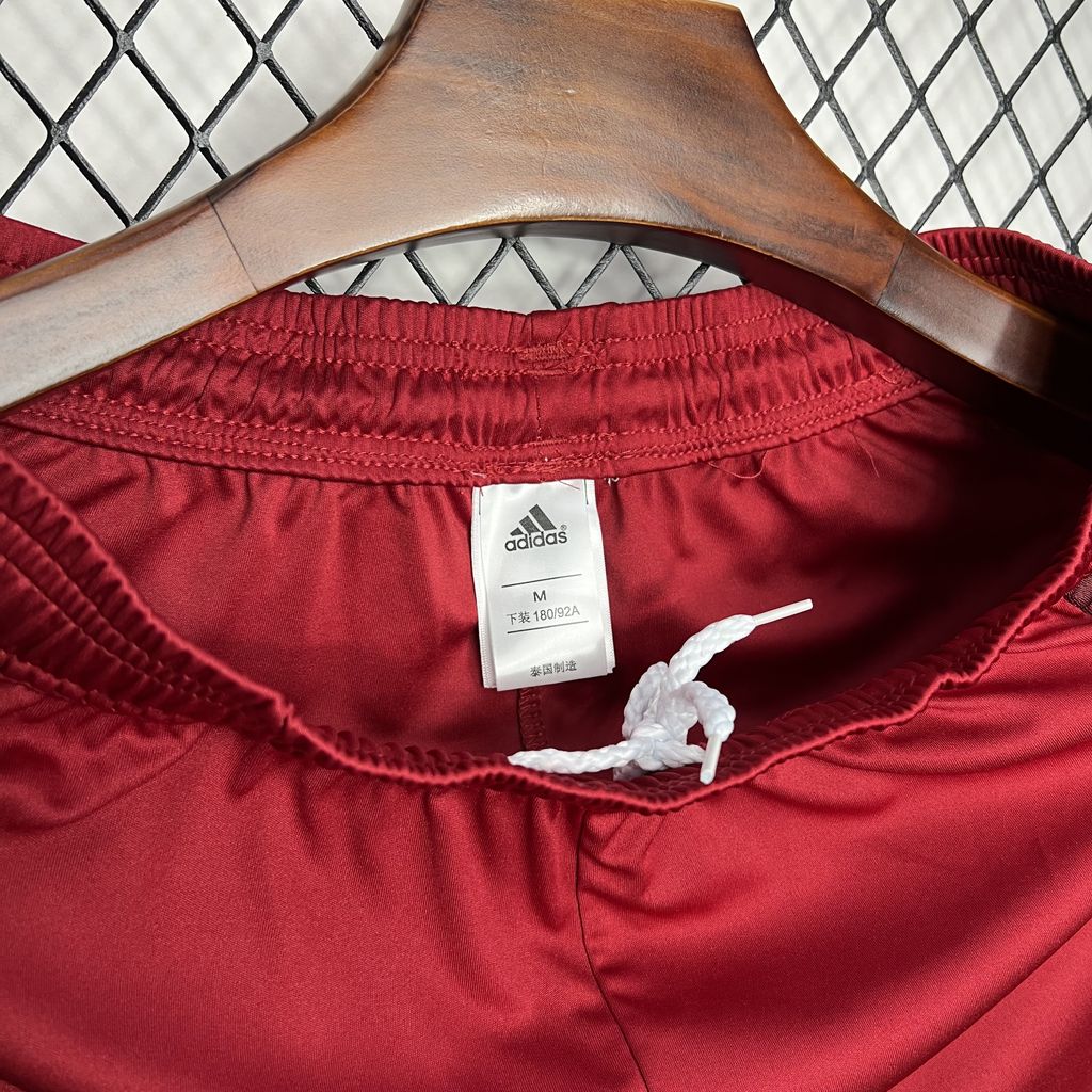 AS Roma 24-25 Home Stadium Shorts - Fans Version - UnitedFutballJersey