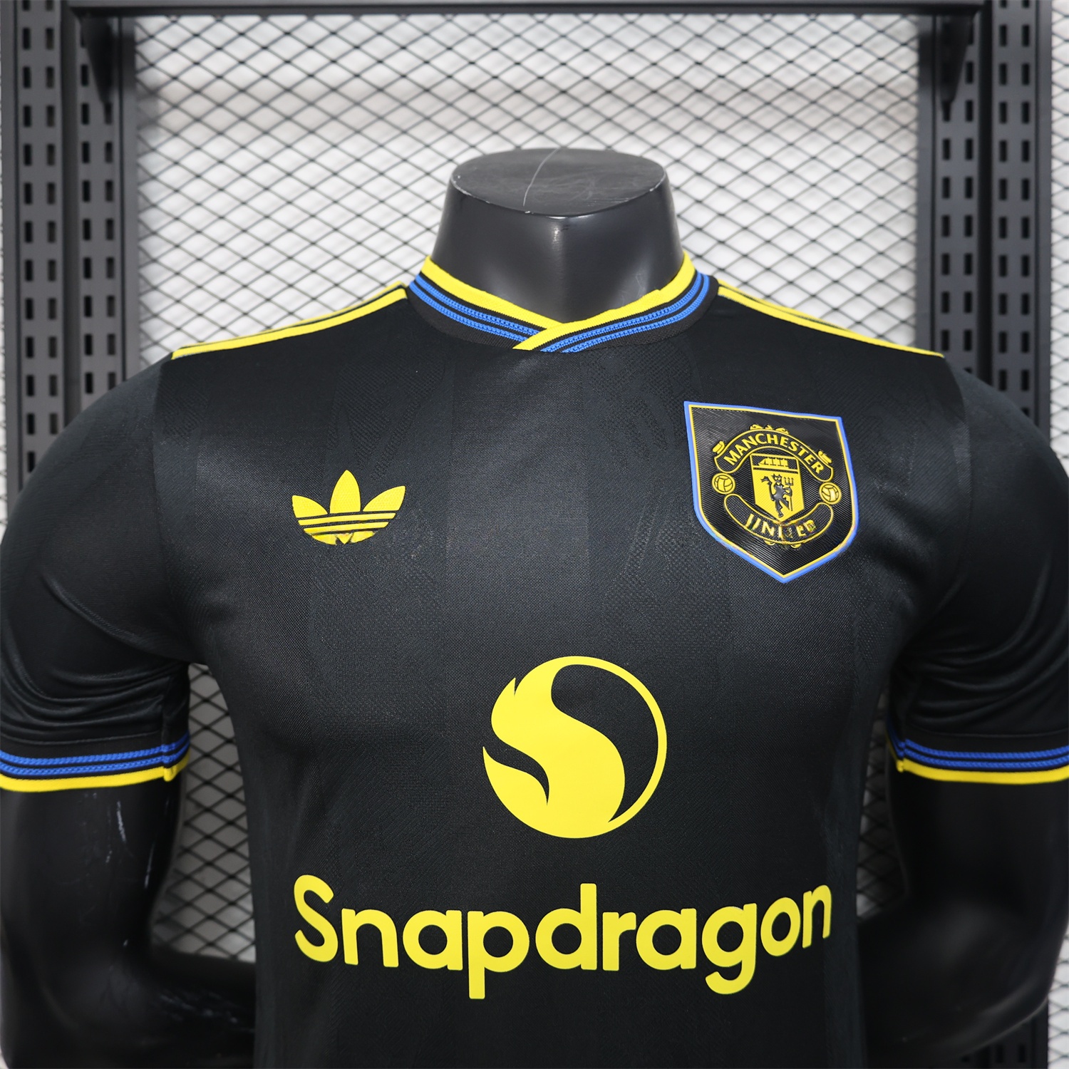 Manchester United 25-26 Third Black Jersey - Player Version - UnitedFutballJersey