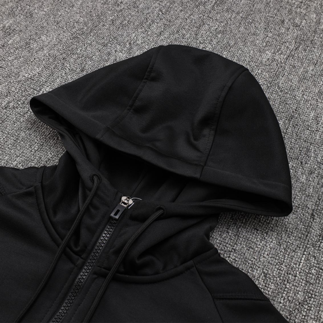 Juventus 23-24 Men's Training Hoodie + Pants - Black - UnitedFutballJersey