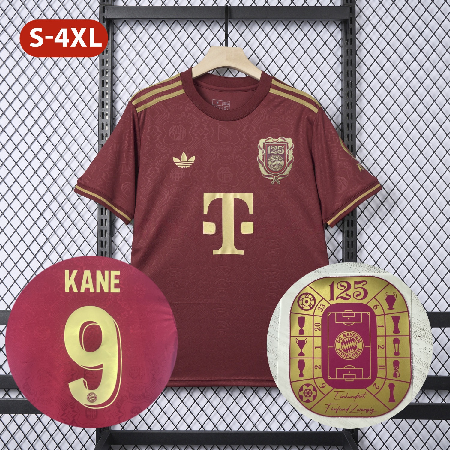 Bayern Munich 2025 Red 125th Anniversary Jersey - Fans Version - UnitedFutballJersey