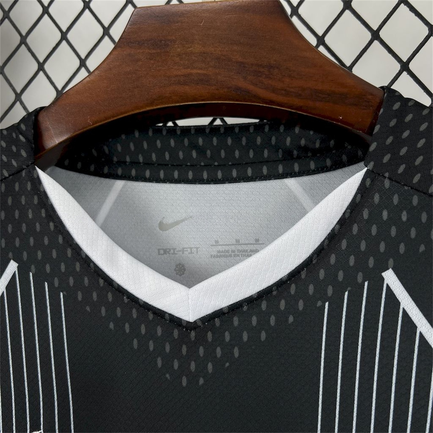 Barcelona 25-26 T90 White Lines Black Jersey - Fans Version - UnitedFutballJersey