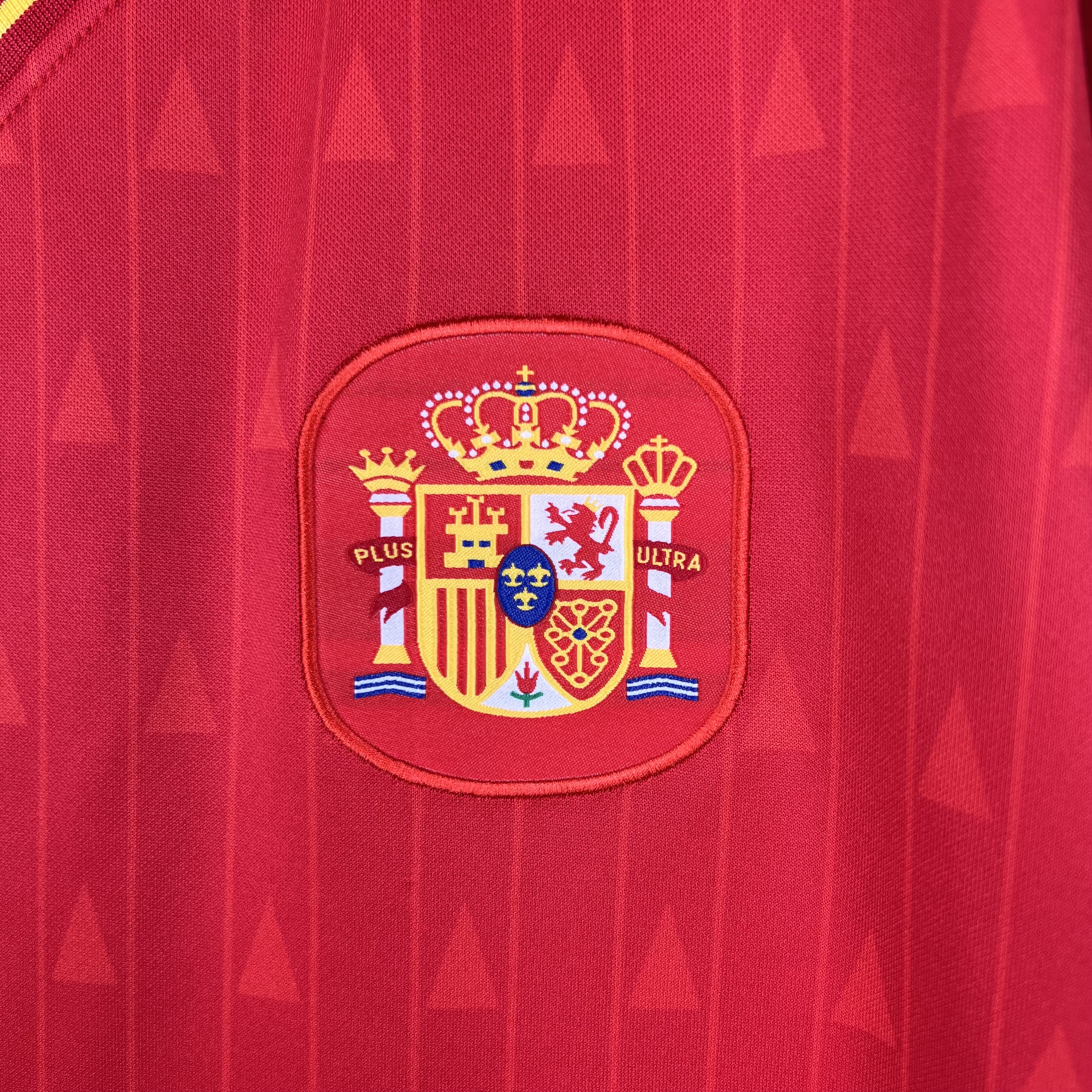 Retro Spain 1988-90 Home Stadium Jersey - UnitedFutballJersey
