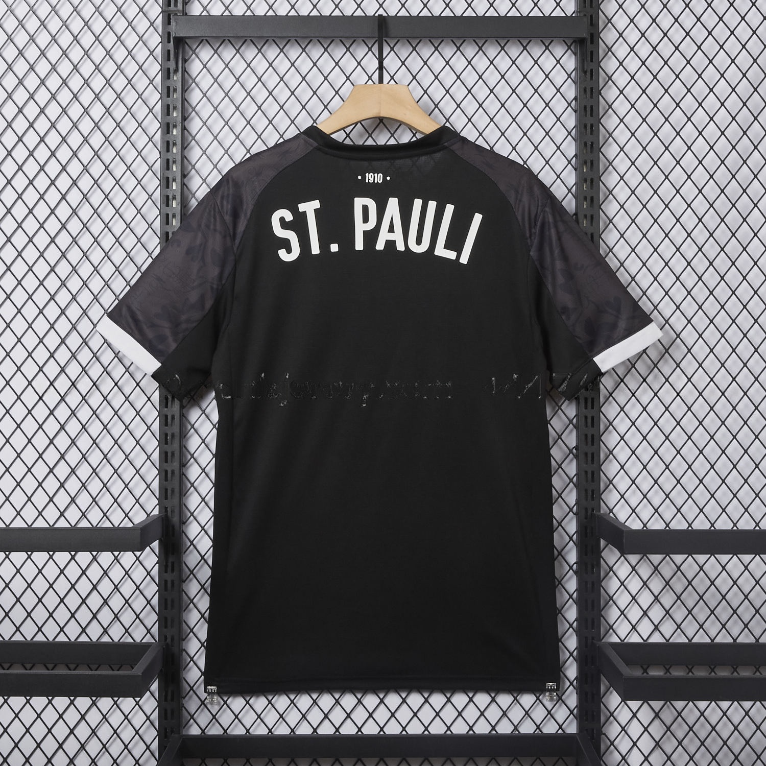 St. Pauli 25-26 Third Black Jersey - Fans Version - UnitedFutballJersey