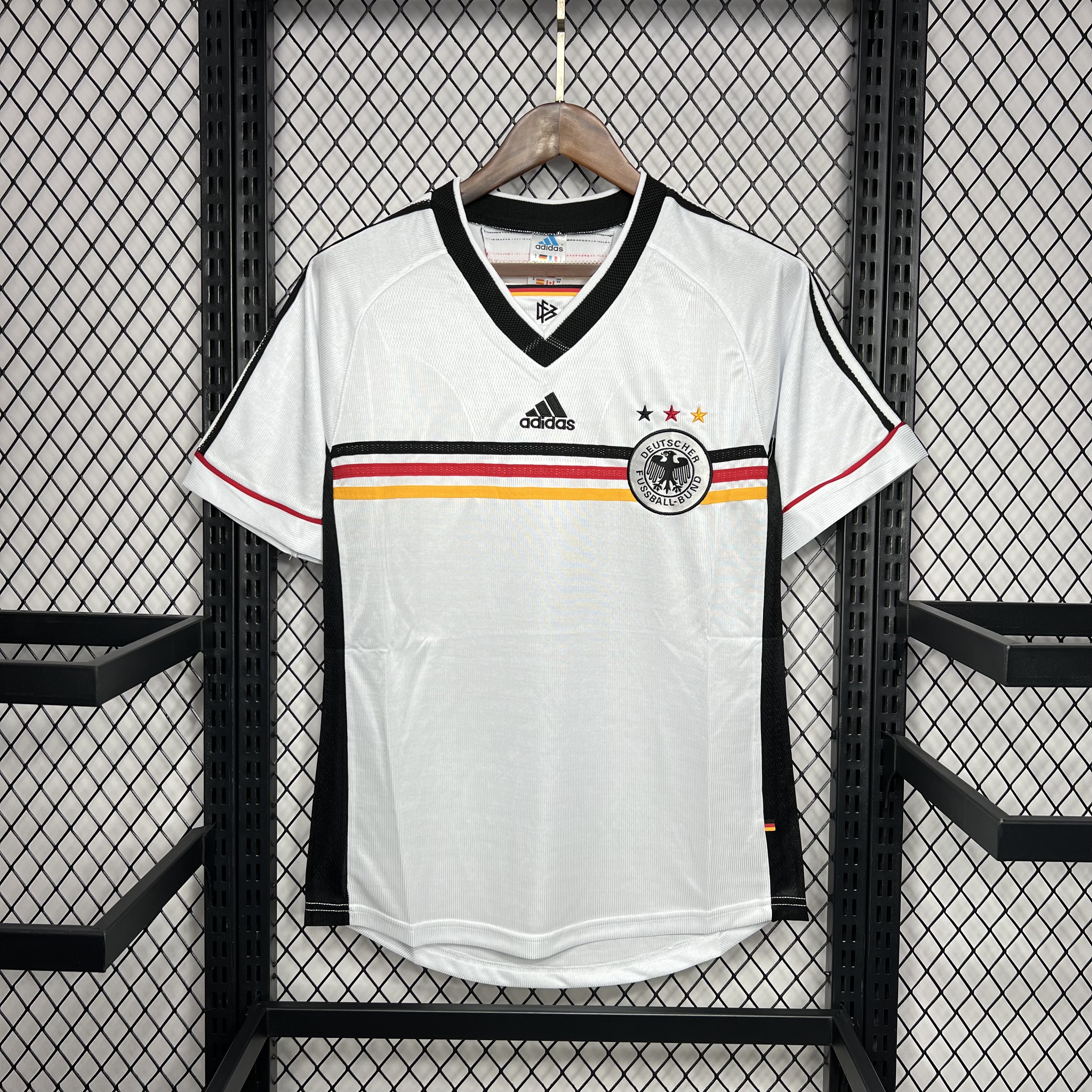 Retro Germany 1998 Home Stadium Jersey - UnitedFutballJersey
