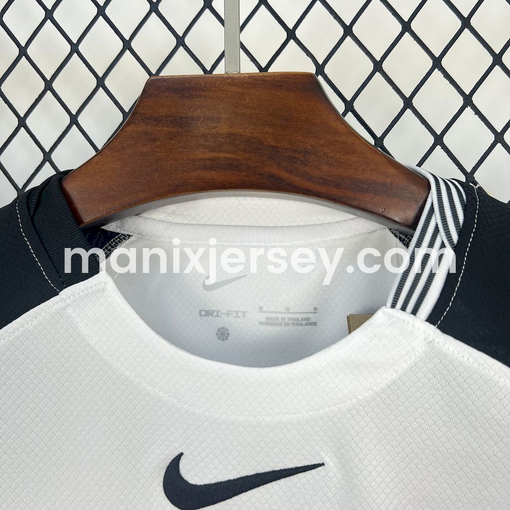 Corinthians 2025-26 Home Unsponsored Jersey - Fans Version - UnitedFutballJersey